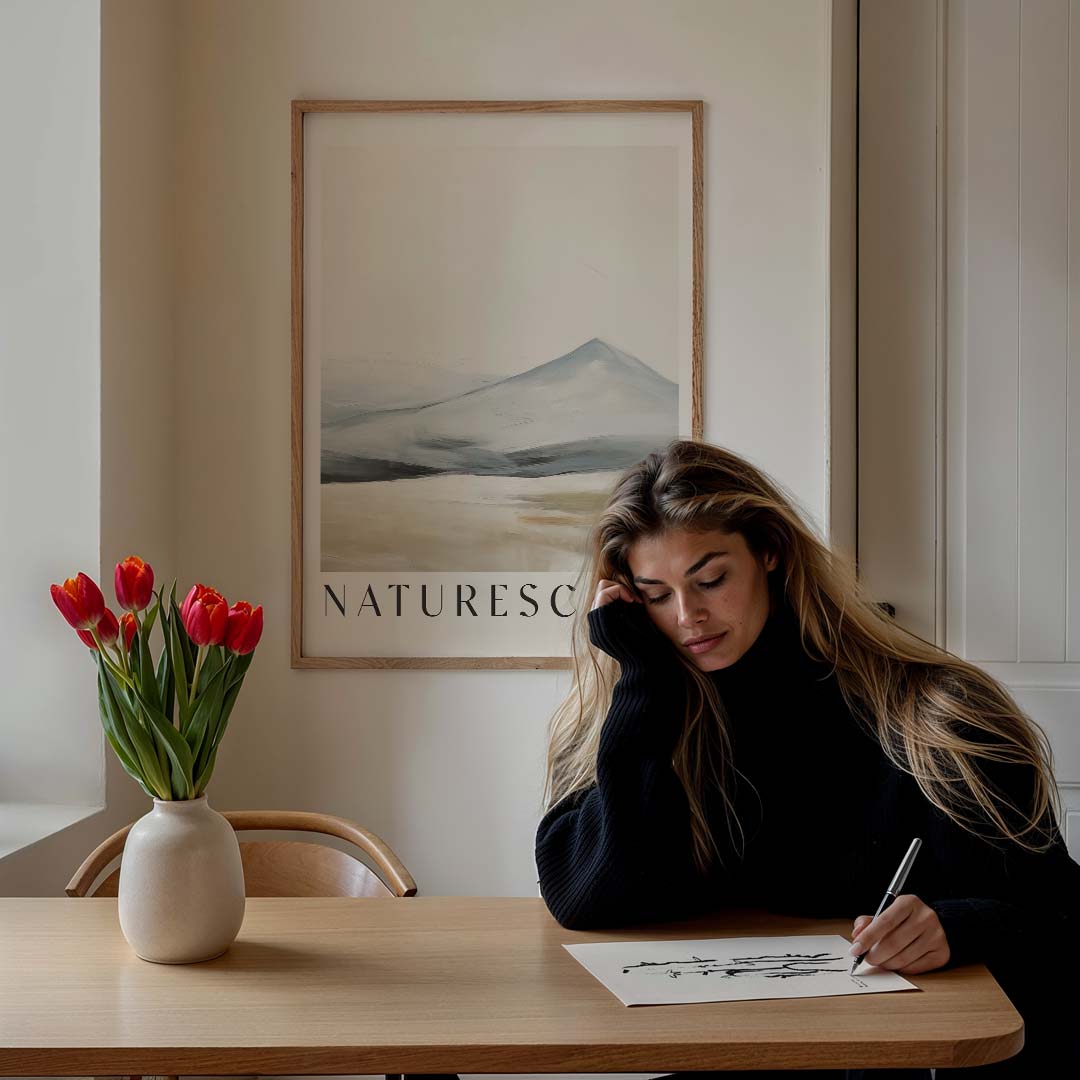 Natuurlandschap Wandposter-WallArtistic