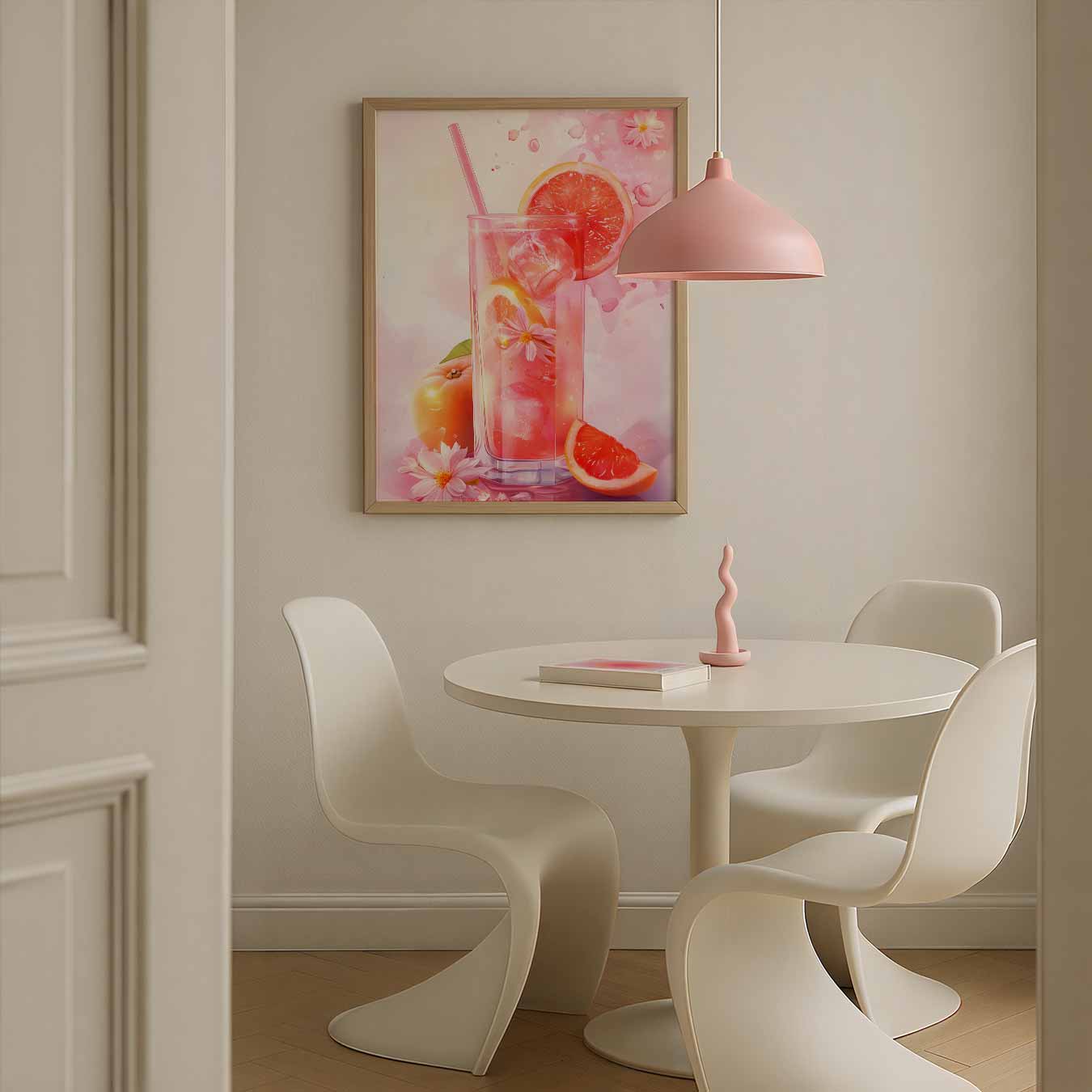 Zomerse Grapefruit Verfrissing Poster-WallArtistic