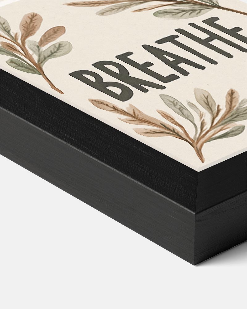 Kalmerende Botanische Adem Poster