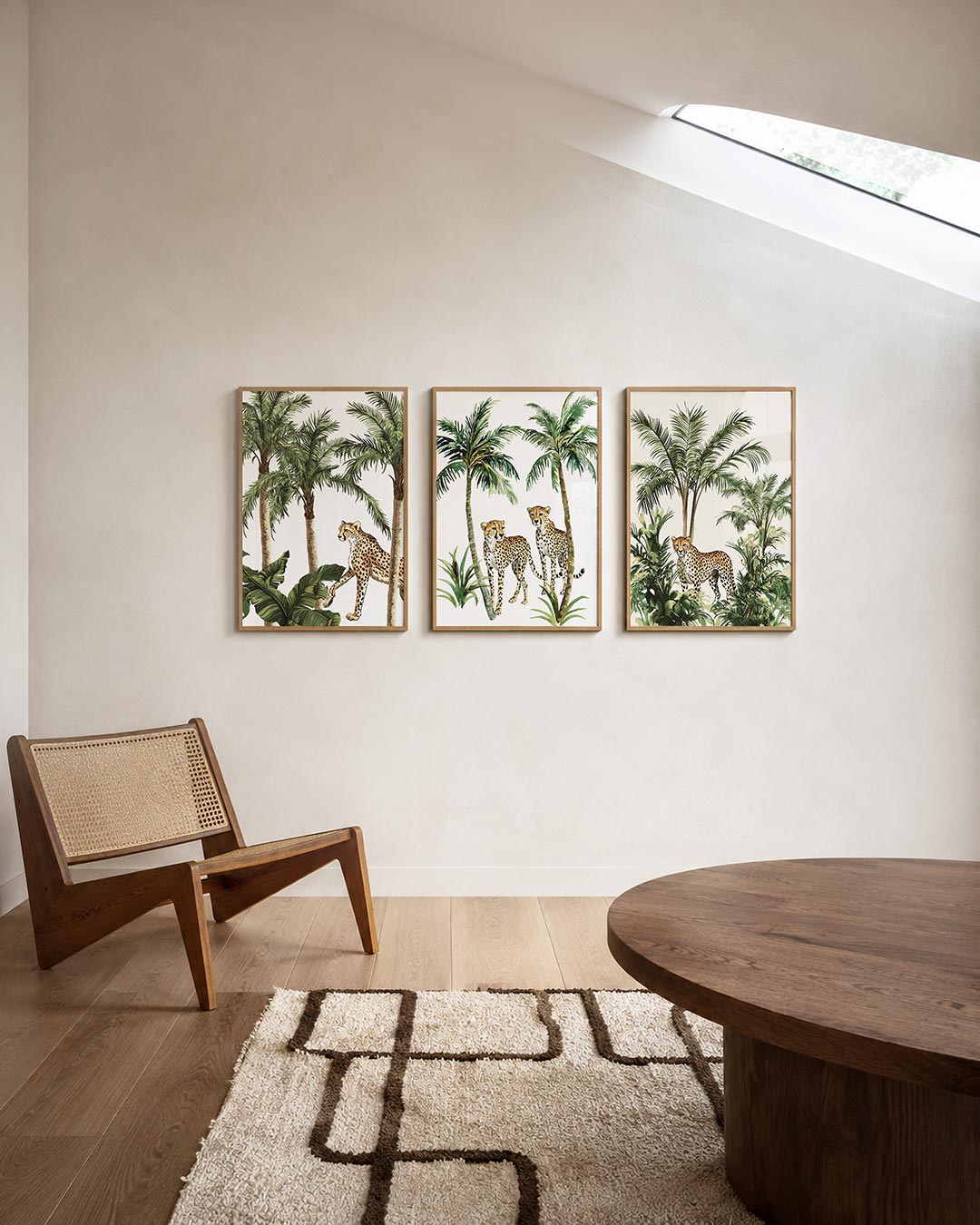 Jungle en jachtluipaard Posterset