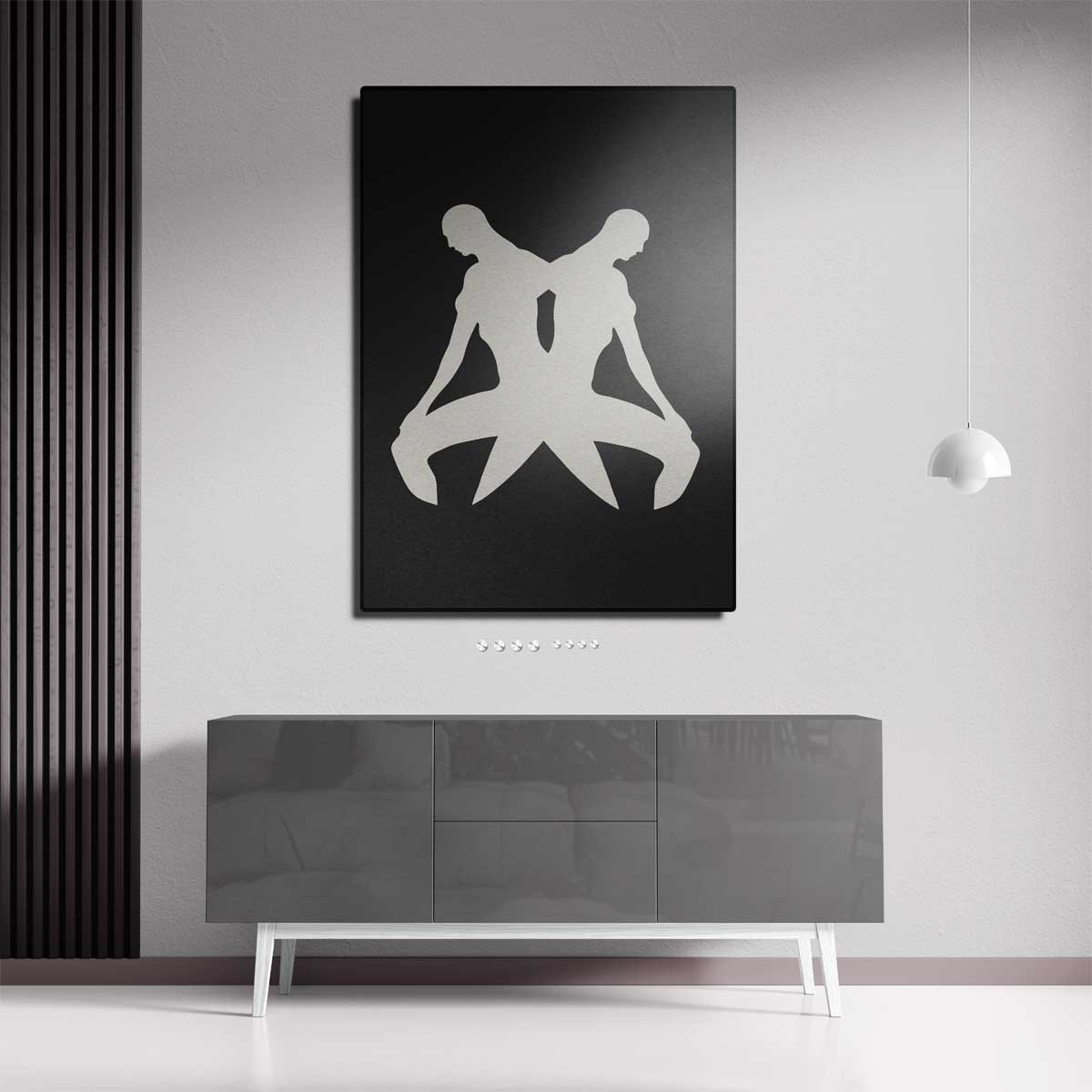 Reflectie in Beweging Kunstwerk-canvas-dibond-plexiglas-wanddecoratie-WallArtistic