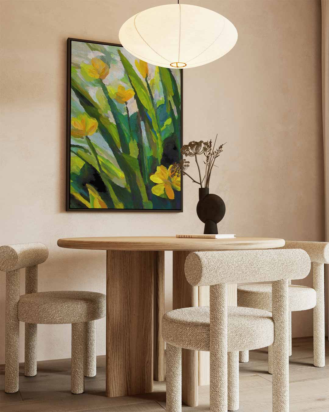 Zonnige Bloemvelden Kunstwerk-canvas-dibond-plexiglas-wanddecoratie-WallArtistic