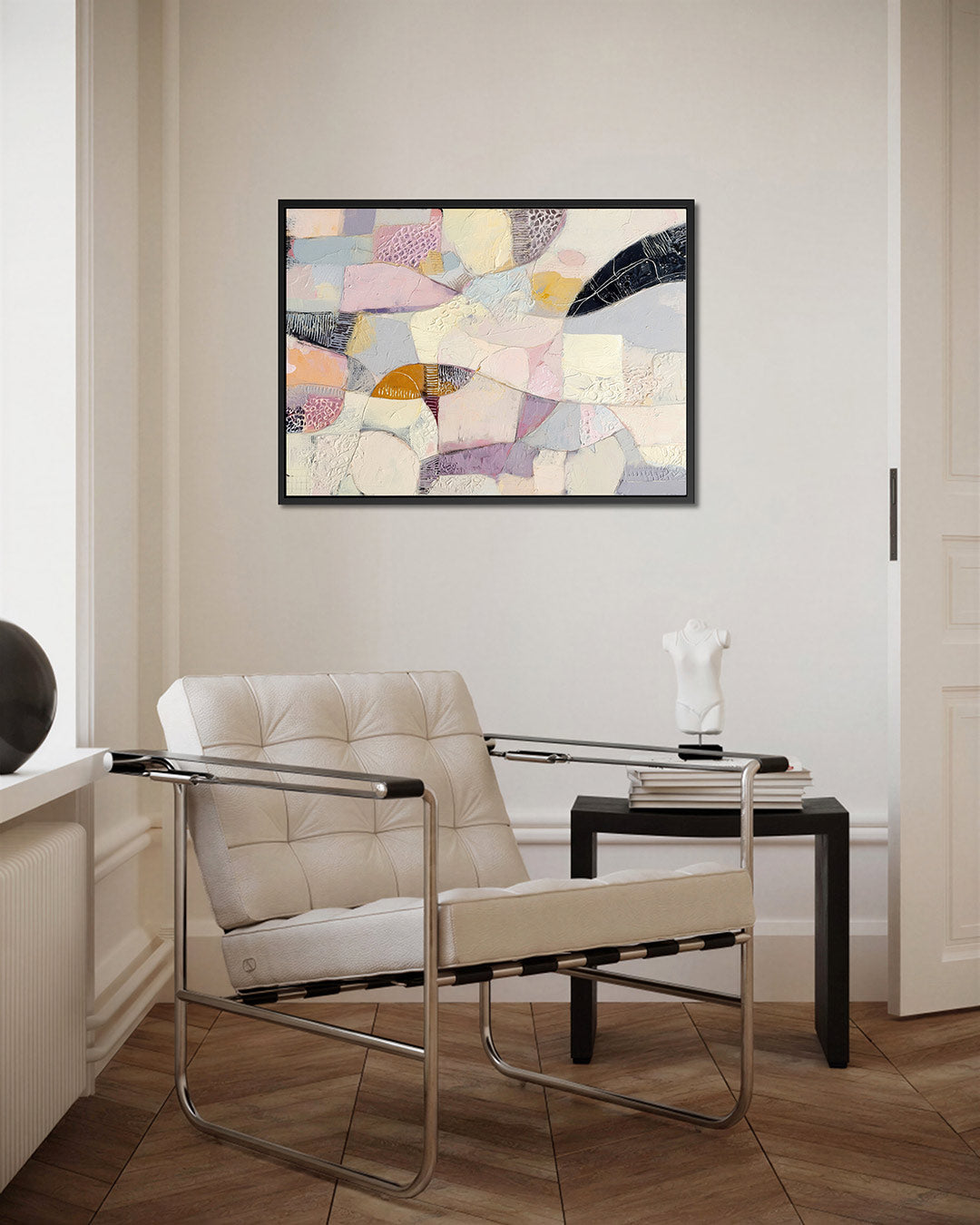 Organische vormen compositie Kunstwerk
