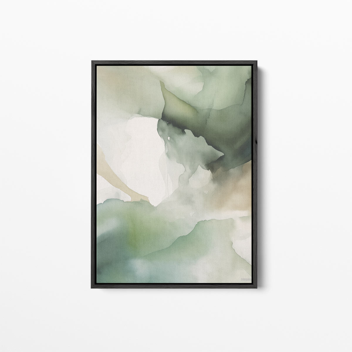 Mystieke Groenzweem Kunstwerk-canvas-dibond-plexiglas-wanddecoratie-WallArtistic