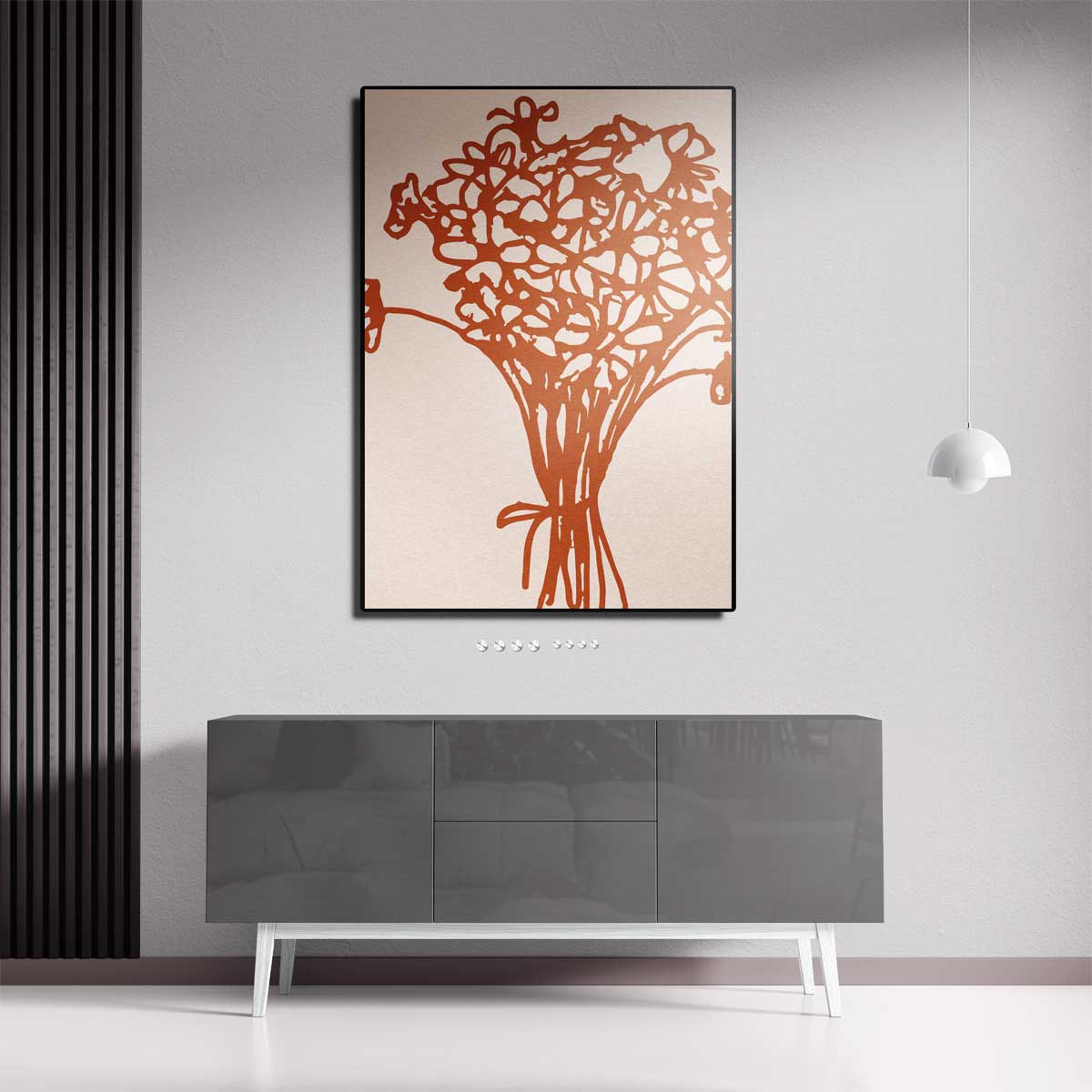 Bloeiende Contouren Kunstwerk-canvas-dibond-plexiglas-wanddecoratie-WallArtistic