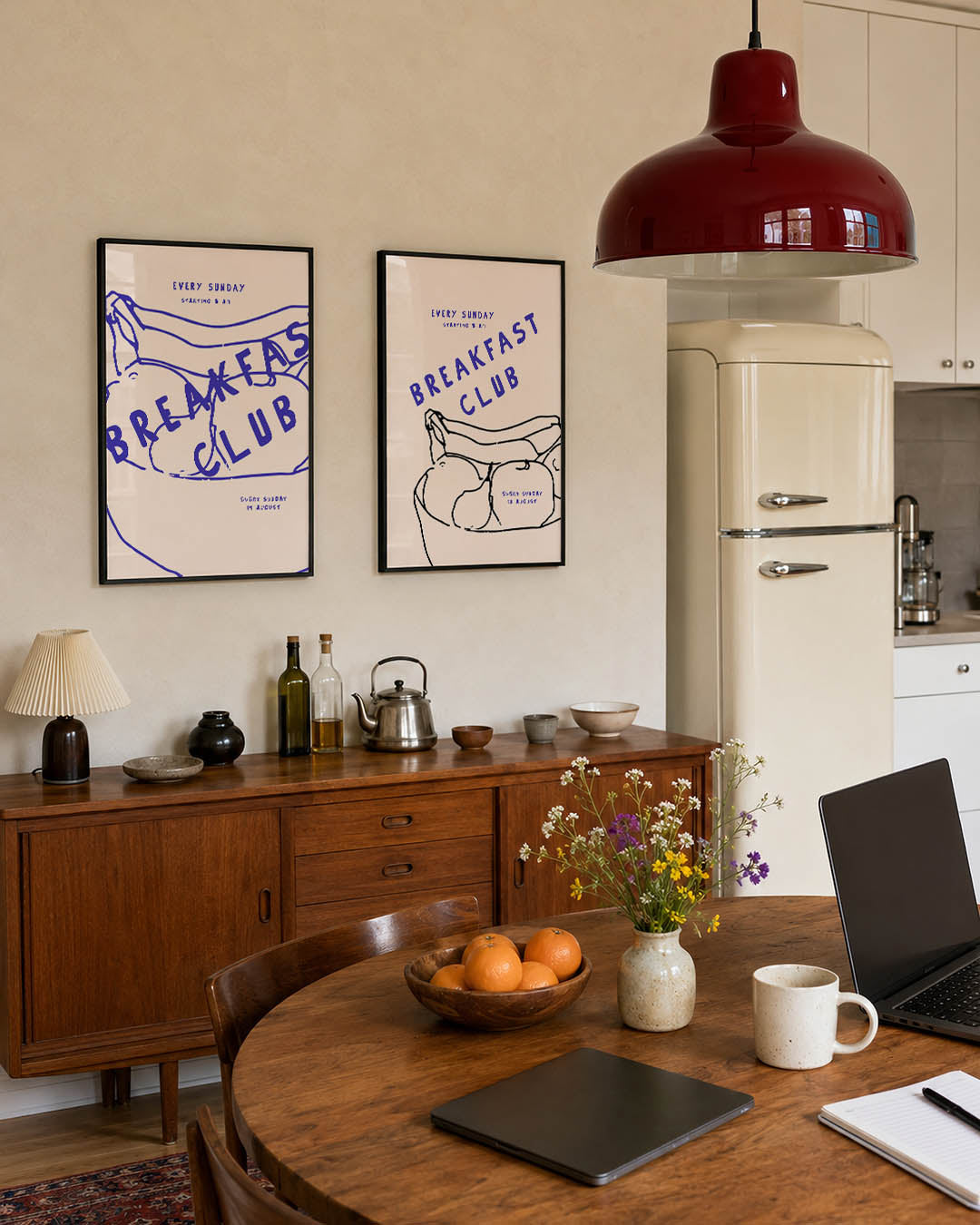 Lijnen en letters Posterset