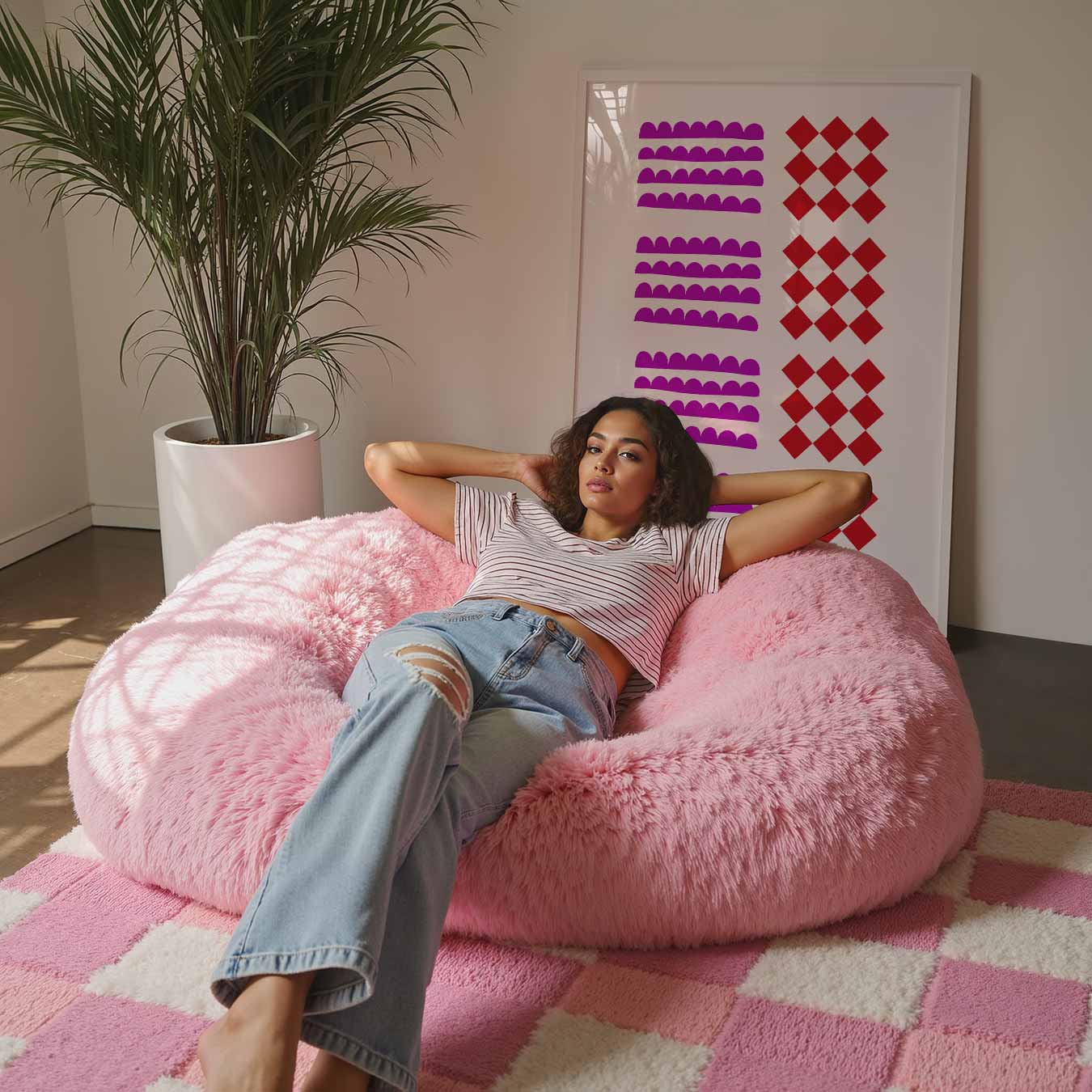 Kleurrijke Grafische Vibes Poster-WallArtistic