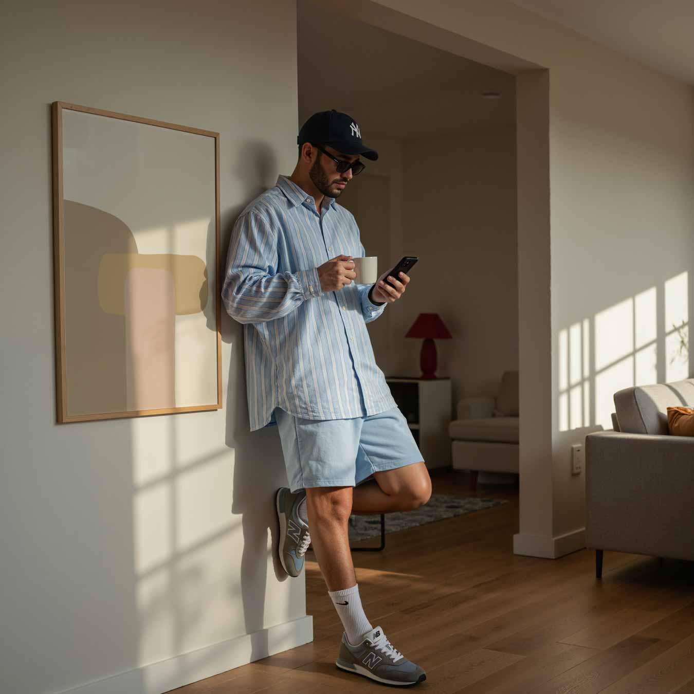 Zonsondergang Abstract Poster-WallArtistic