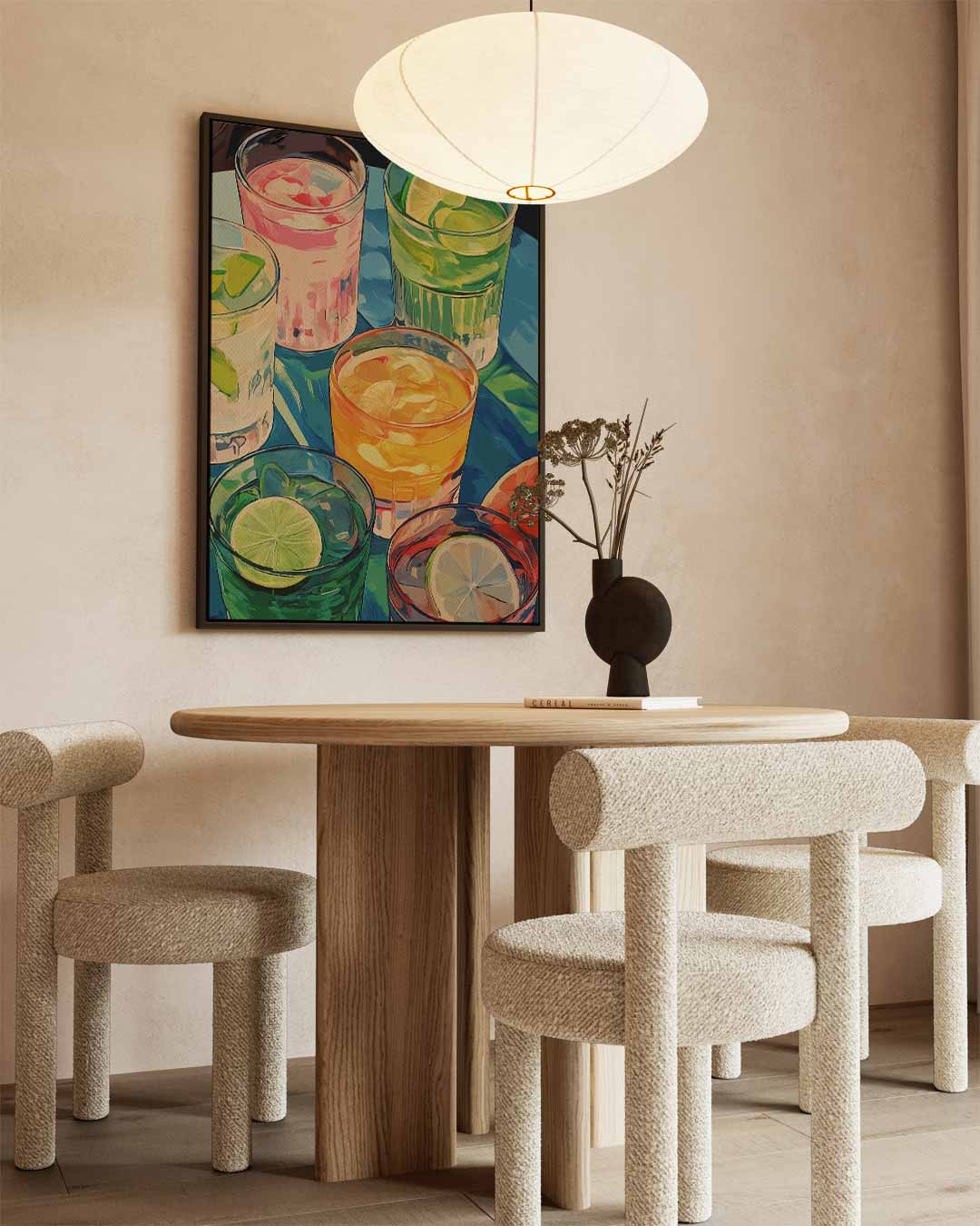Verfrissende Zomercocktails Kunstwerk-canvas-dibond-plexiglas-wanddecoratie-WallArtistic