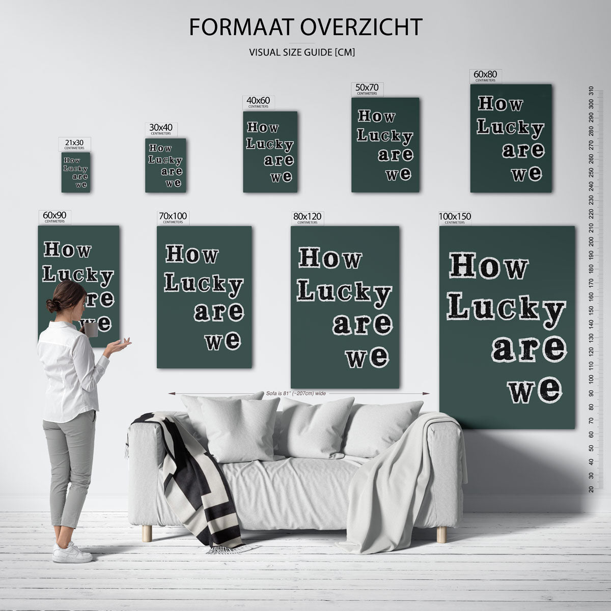 How lucky are we Poster