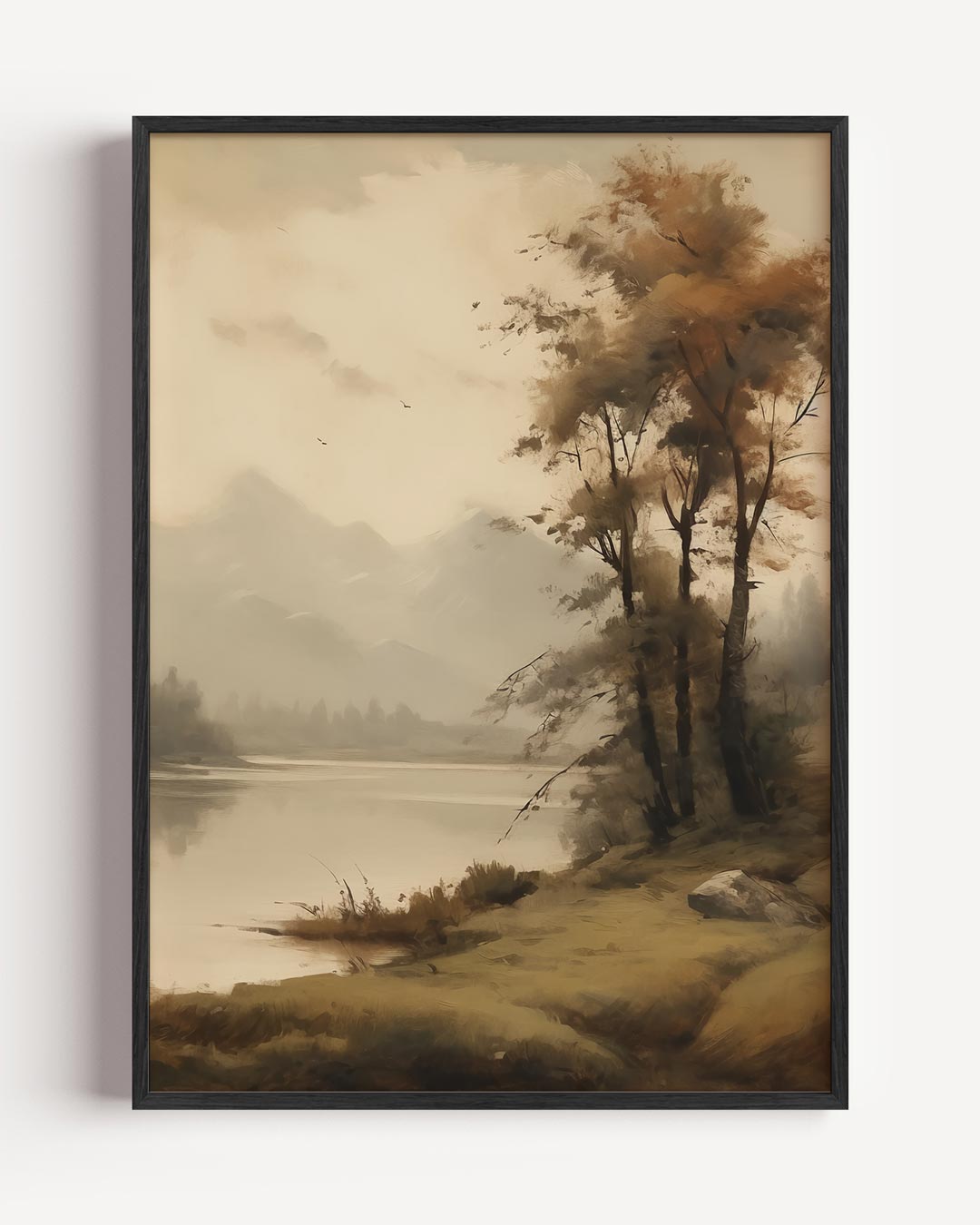 Natuurlandschap in Herfsttinten Poster-WallArtistic