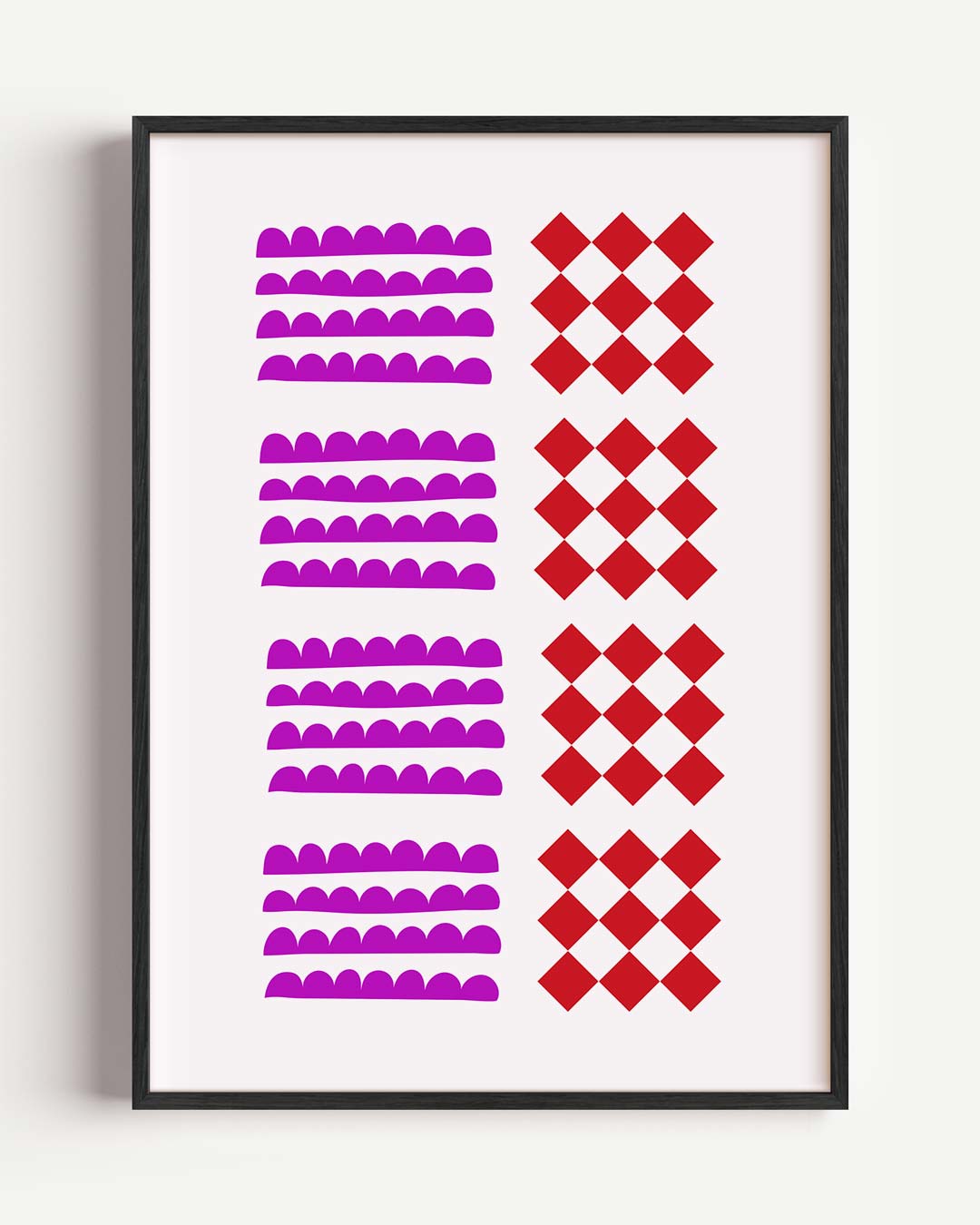 Kleurrijke Grafische Vibes Poster-WallArtistic