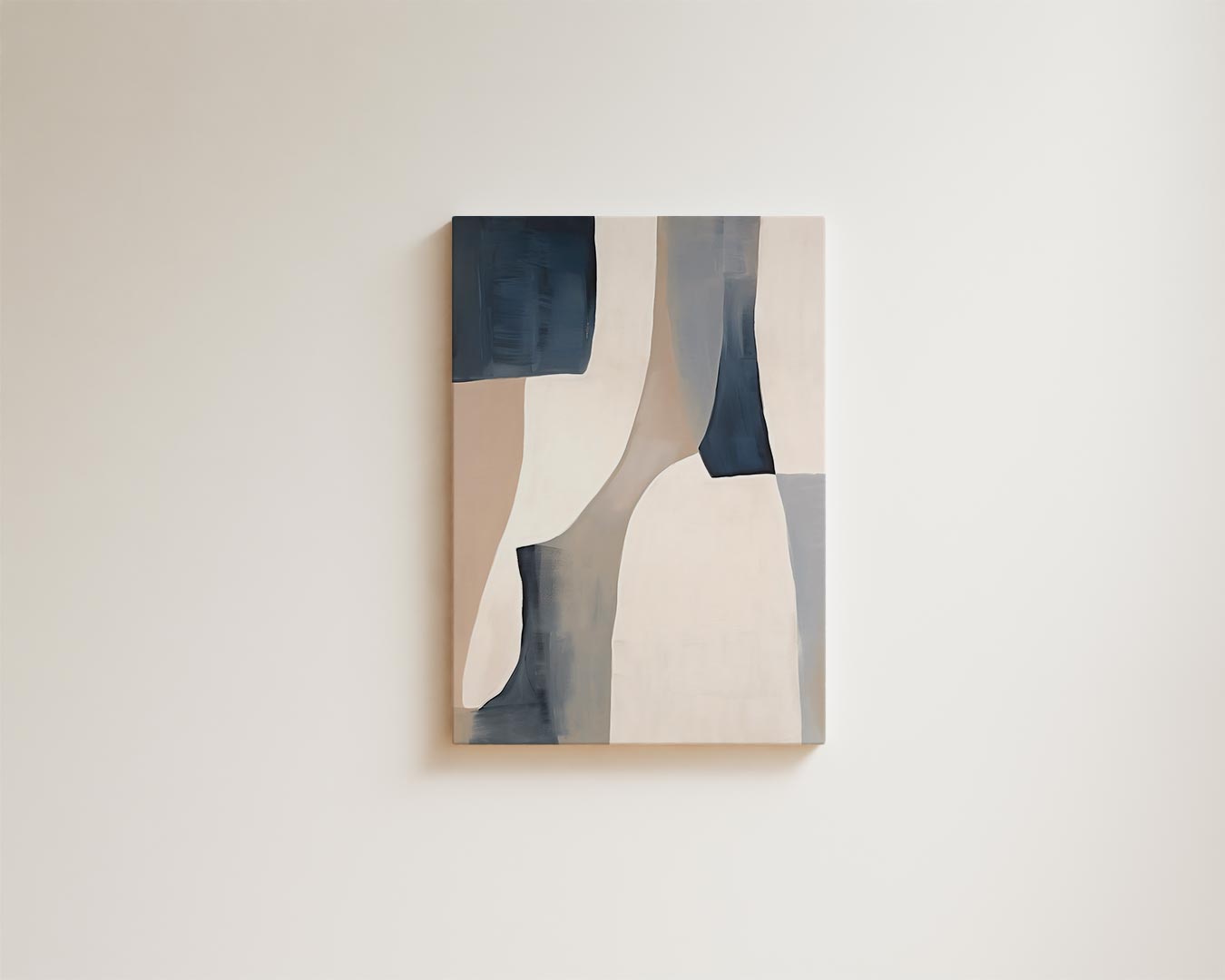 Abstracte Harmonie in Neutrale Tinten Kunstwerk-canvas-dibond-plexiglas-wanddecoratie-WallArtistic