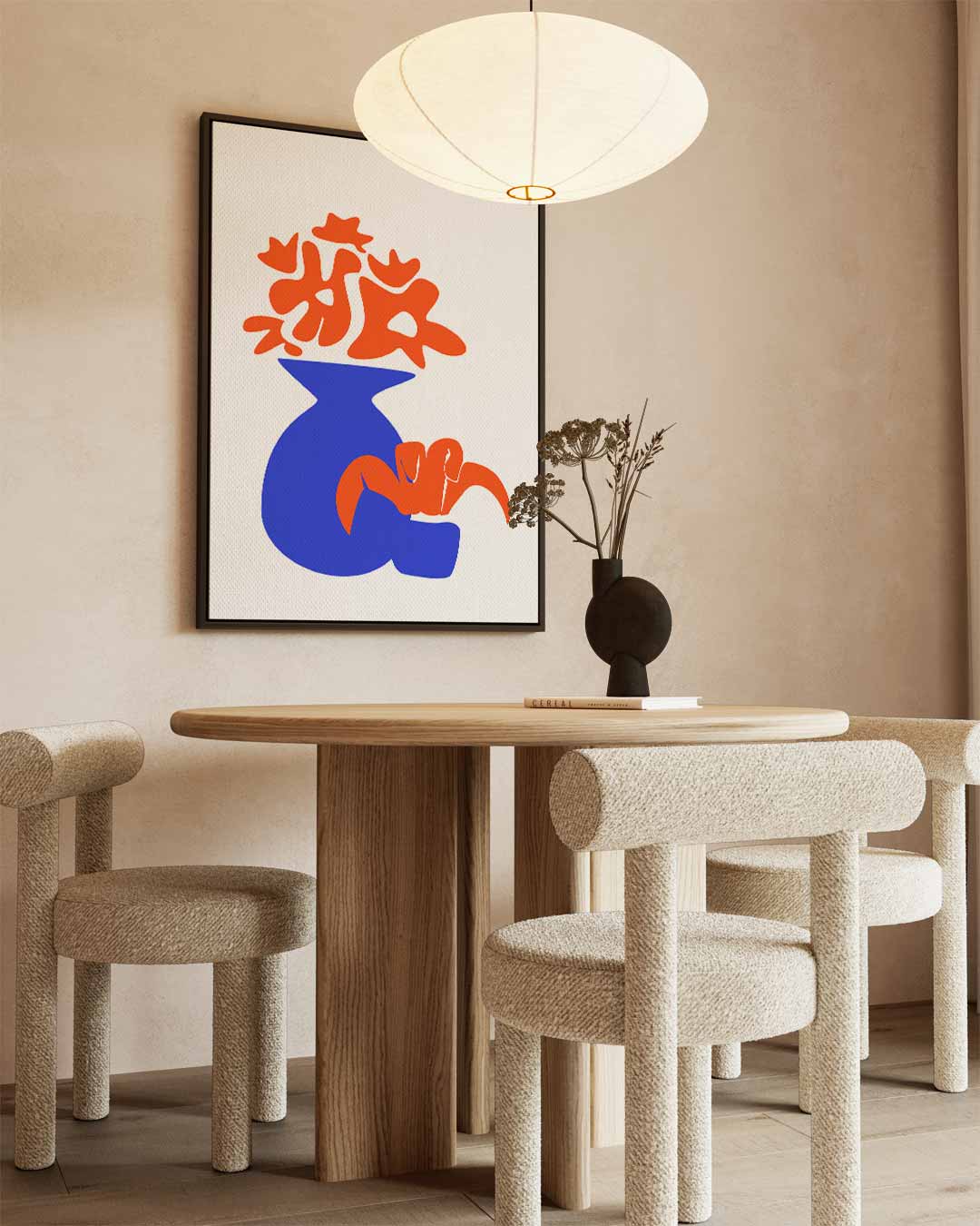 Moderne Bloemenpracht Kunstwerk-canvas-dibond-plexiglas-wanddecoratie-WallArtistic