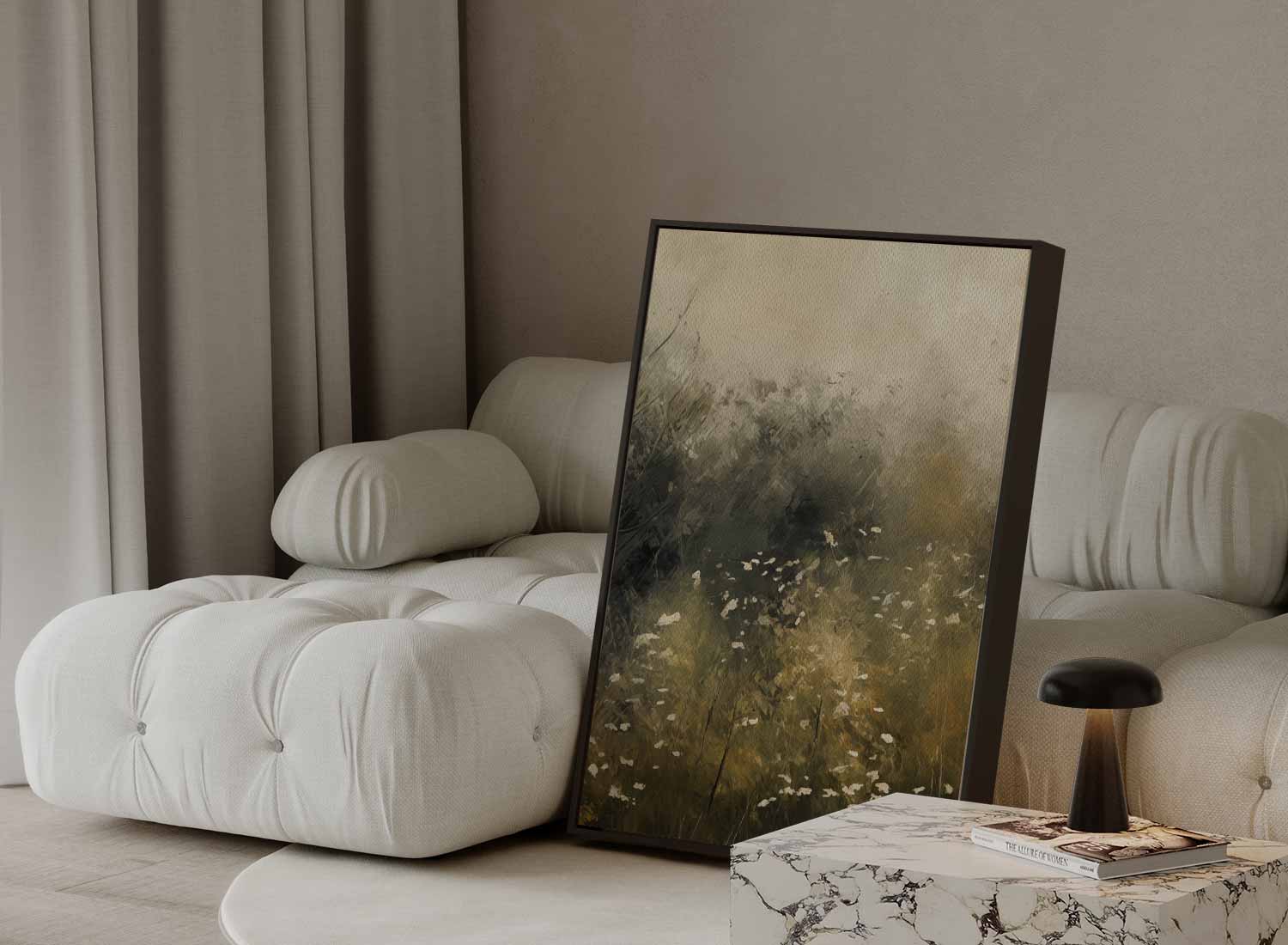 Dromerige Weide Kunstwerk-canvas-dibond-plexiglas-wanddecoratie-WallArtistic