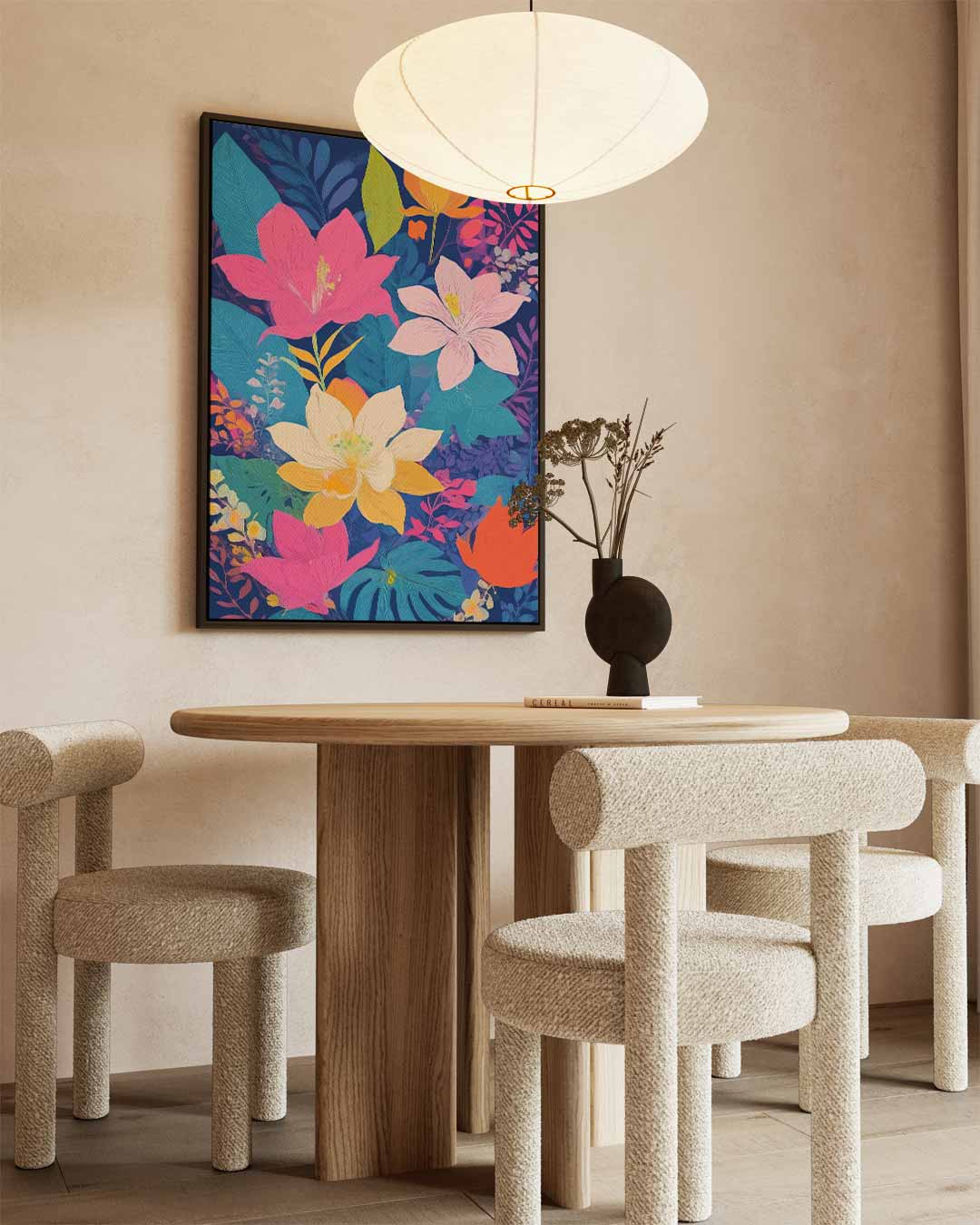 Krachtige Bloemenpracht Kunstwerk-canvas-dibond-plexiglas-wanddecoratie-WallArtistic
