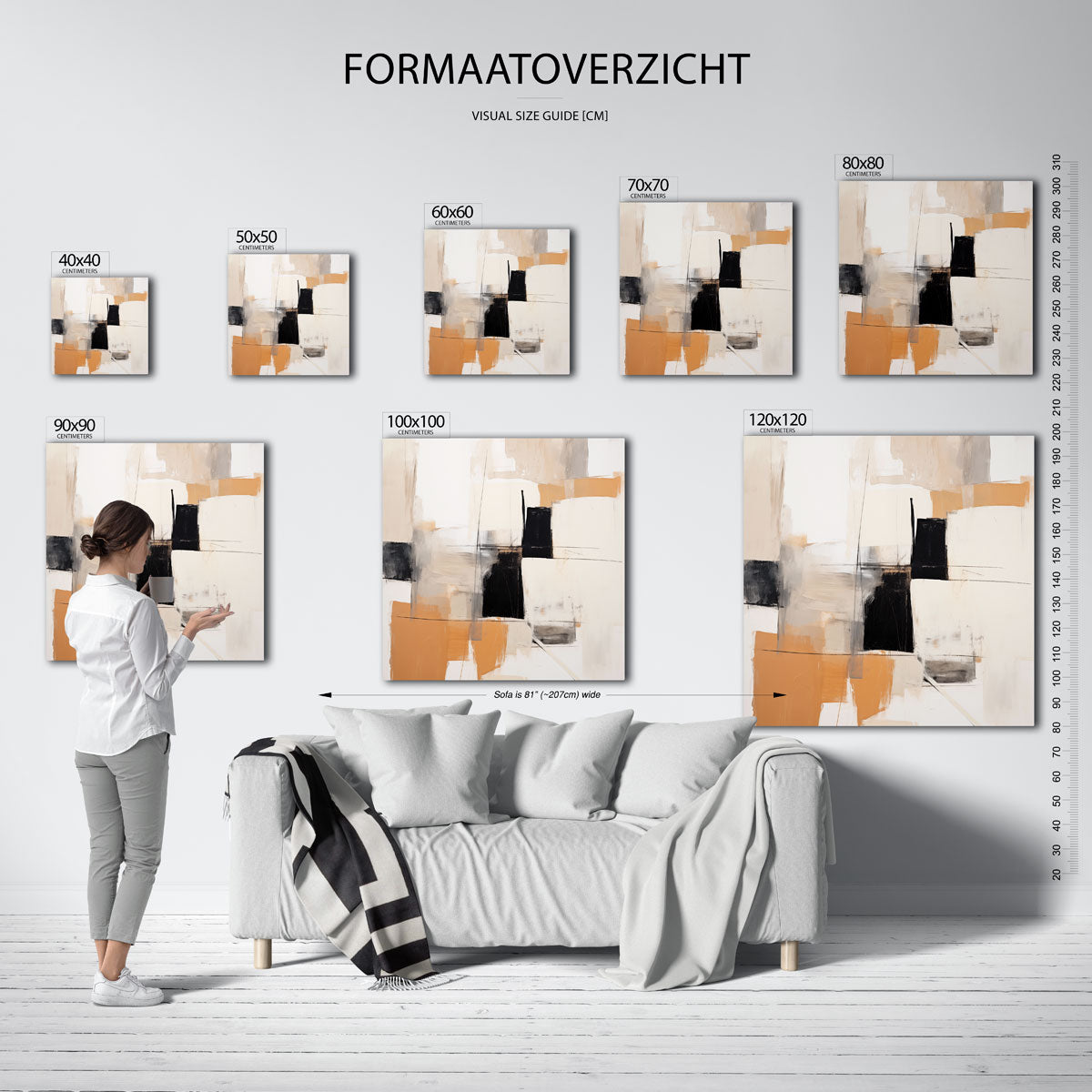 Abstracte vormen Poster