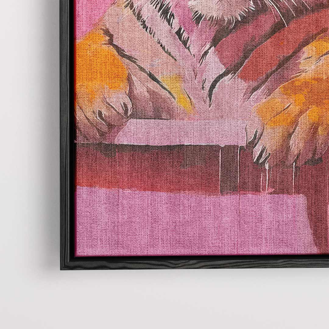 Kleurrijke Tijger Kunst Kunstwerk-canvas-dibond-plexiglas-wanddecoratie-WallArtistic