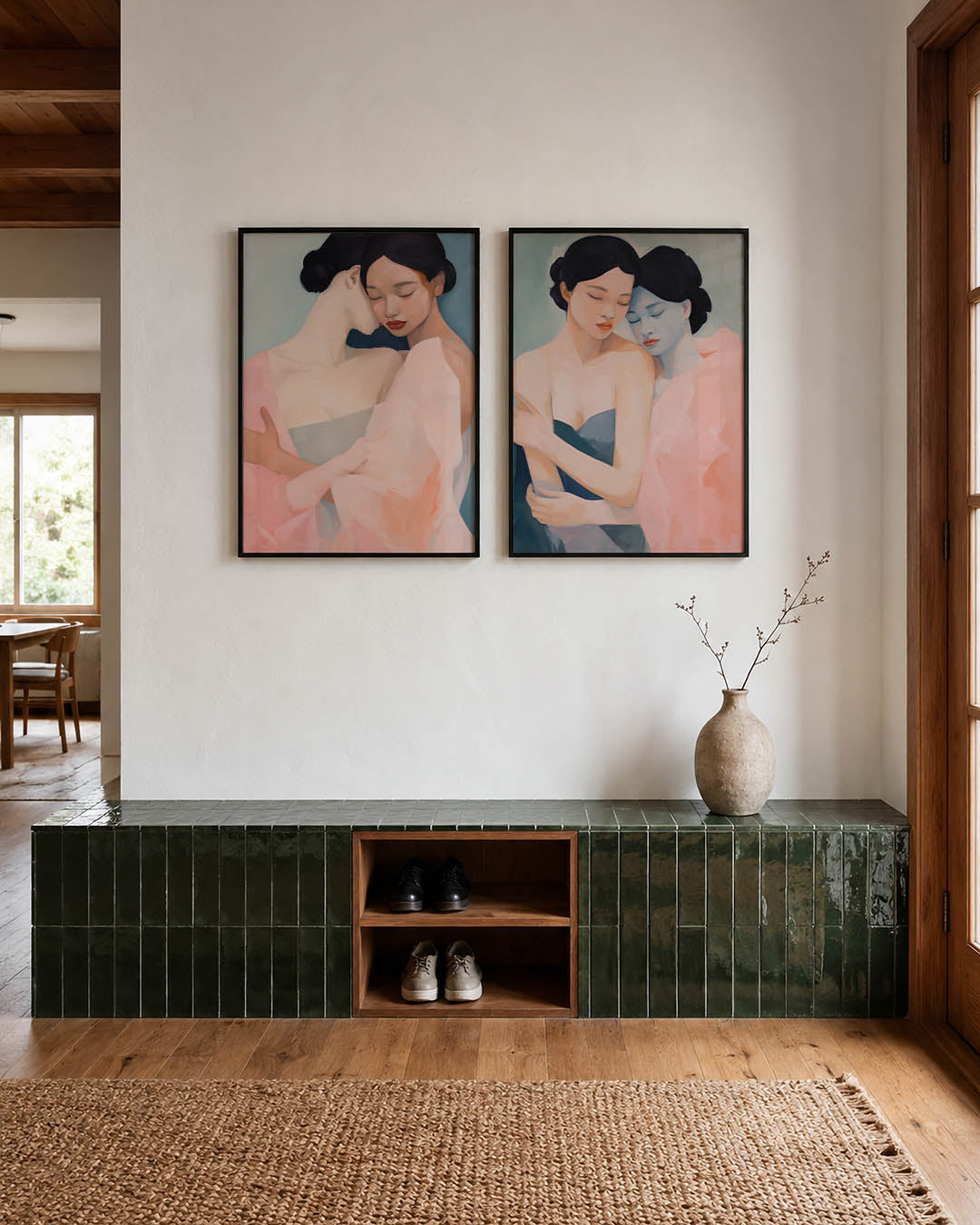 Zachte omhelzing Posterset