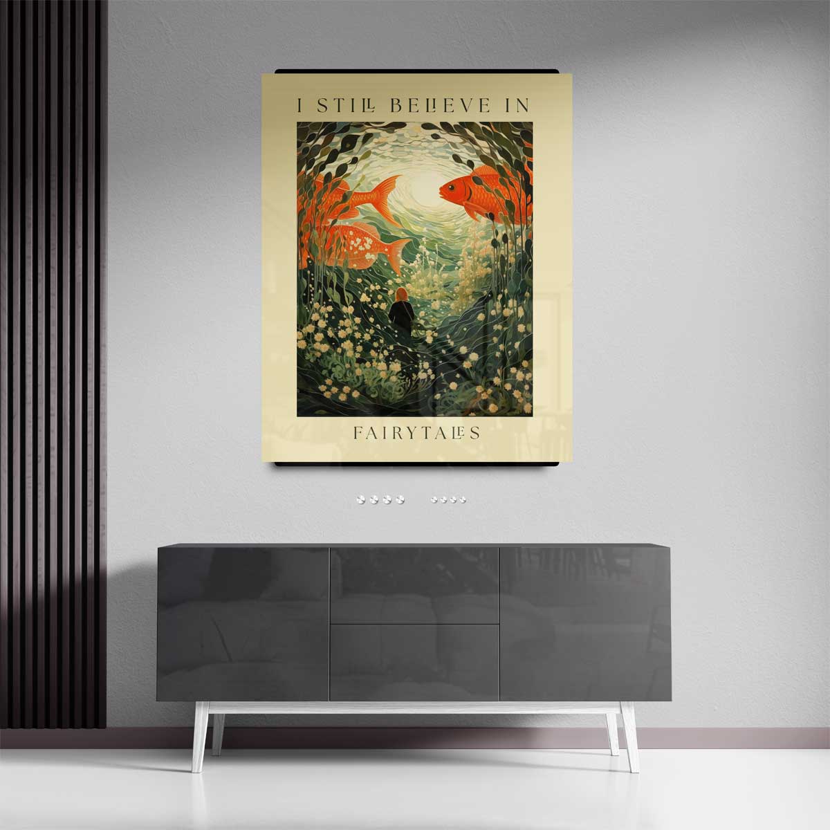 Droomwereld in de Onderwaterwereld Kunstwerk-canvas-dibond-plexiglas-wanddecoratie-WallArtistic