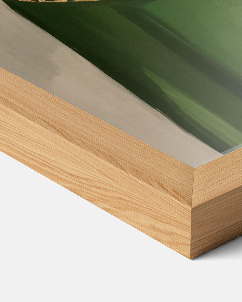 Elegante Groene Stijl Poster-WallArtistic