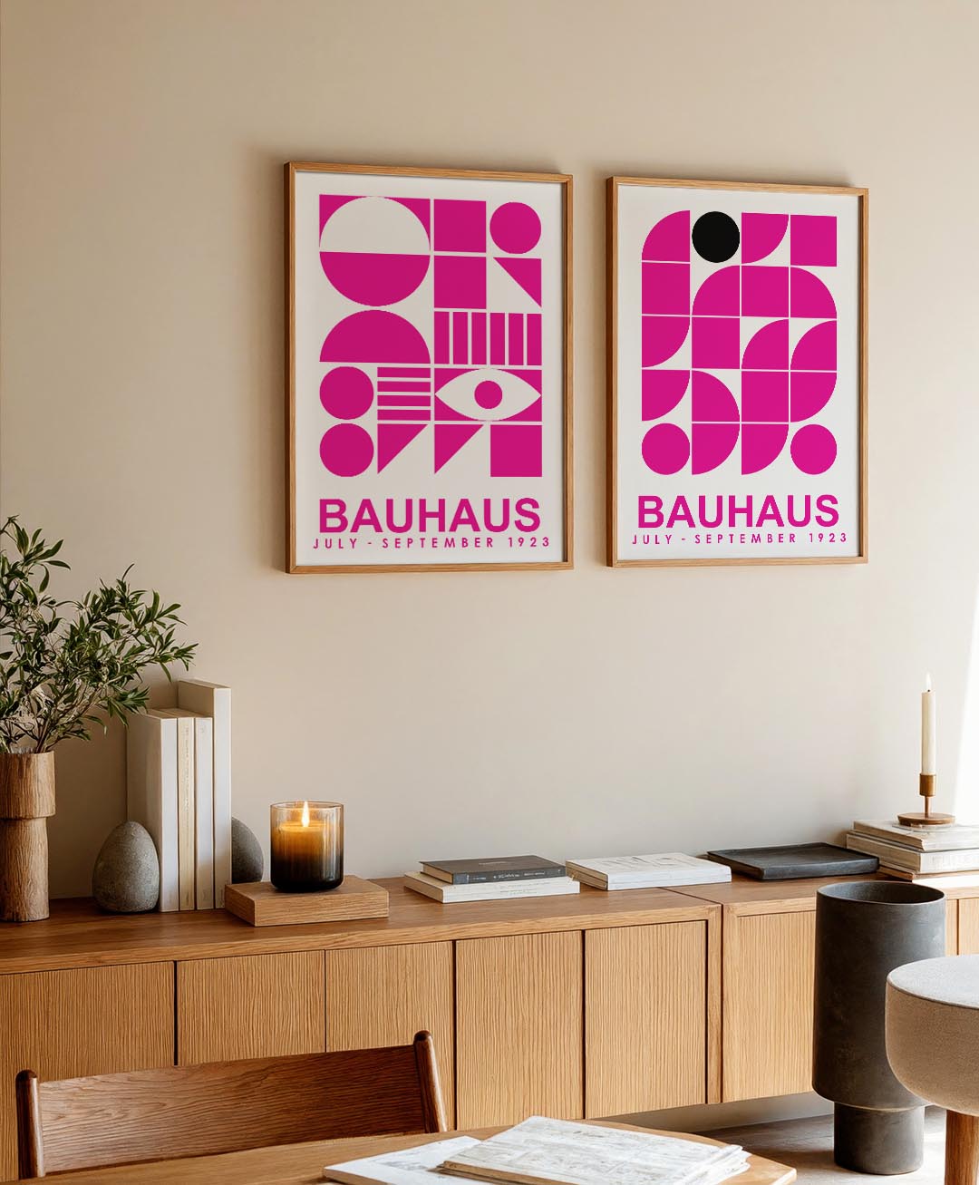 Vormen en vlakken Posterset