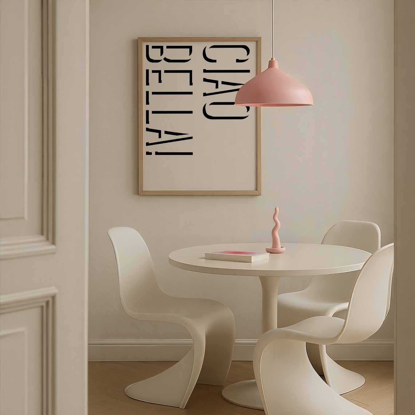 Stijlvolle Ciao Bella Poster