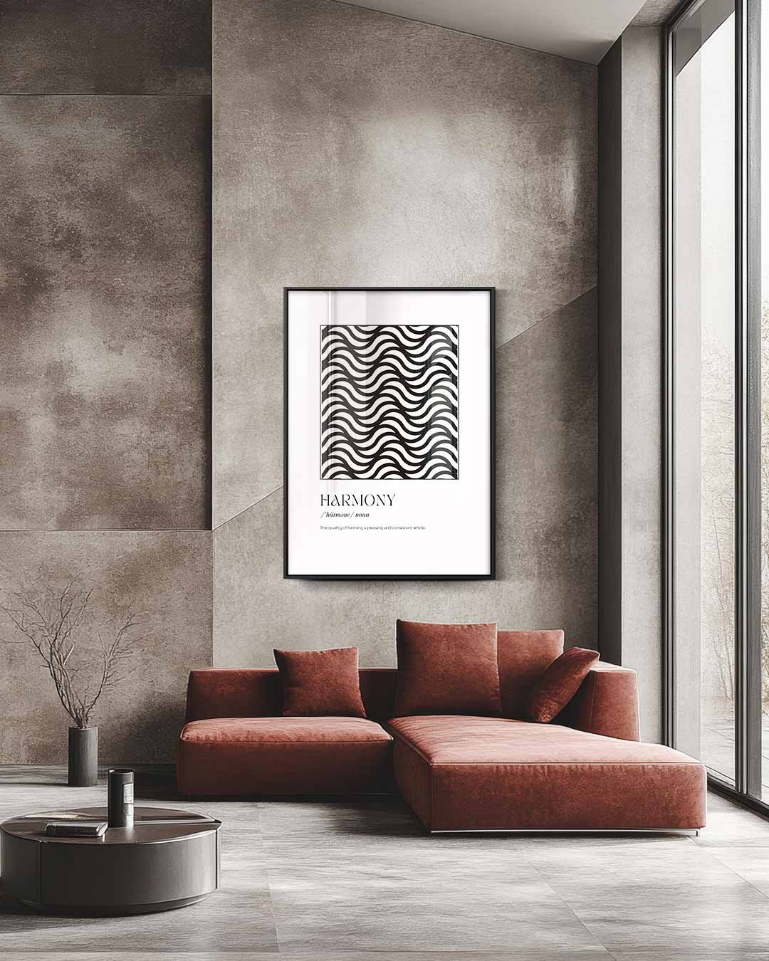 Harmonieuze Golven Kunstwerk-canvas-dibond-plexiglas-wanddecoratie-WallArtistic