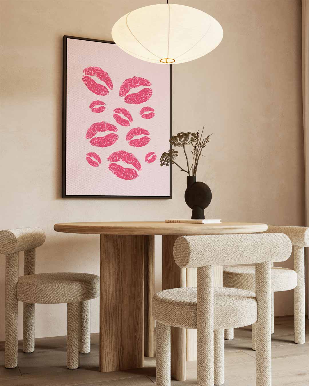 Lippenrood Kunstwerk Kunstwerk-canvas-dibond-plexiglas-wanddecoratie-WallArtistic