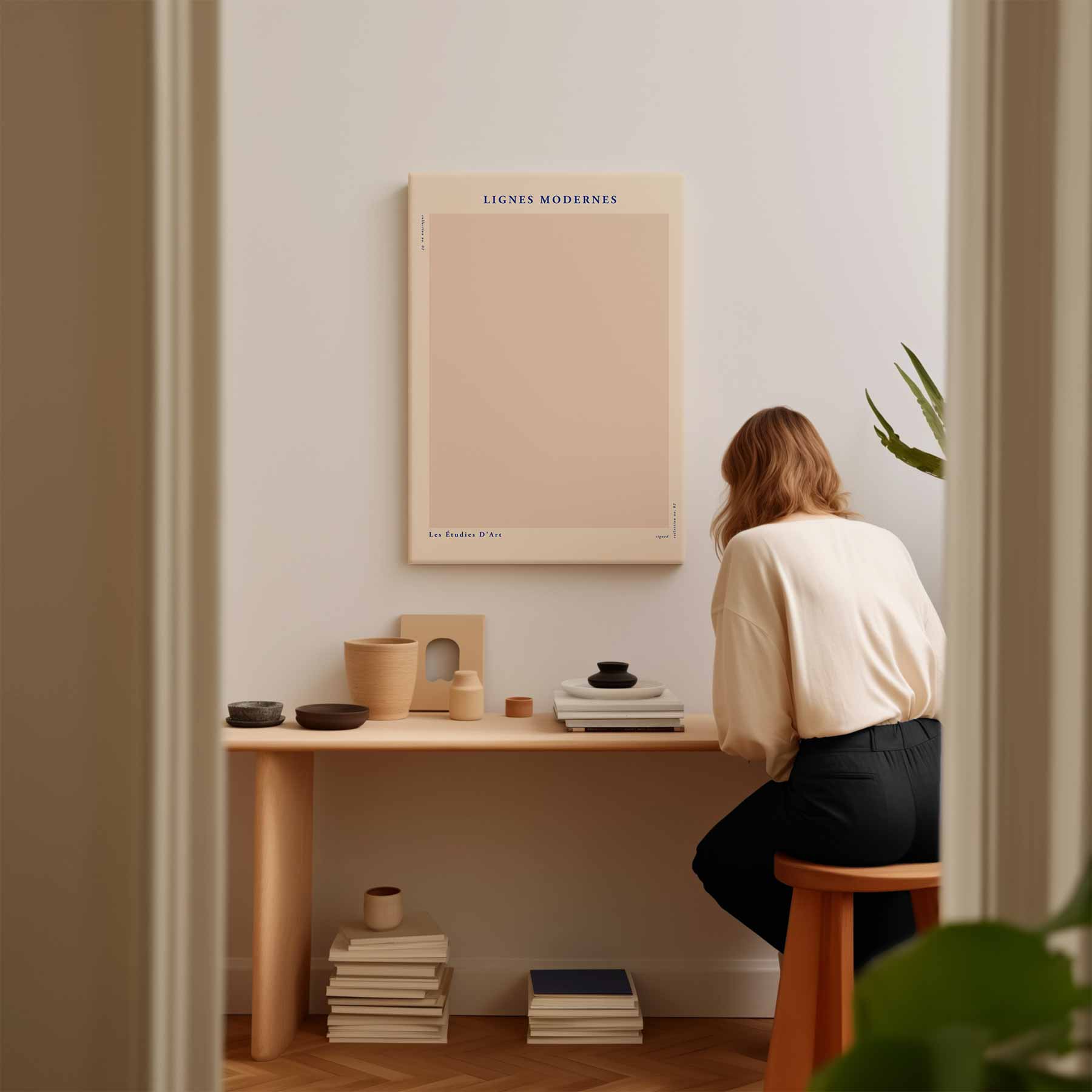 Lignes Modernes Poster