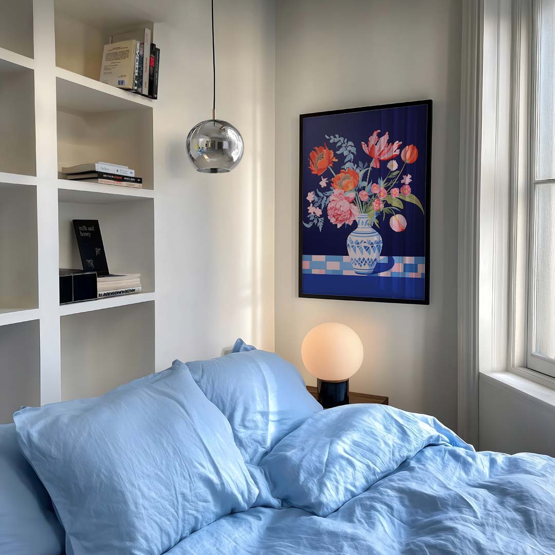 Kleurrijke Bloemenvazen Poster-WallArtistic