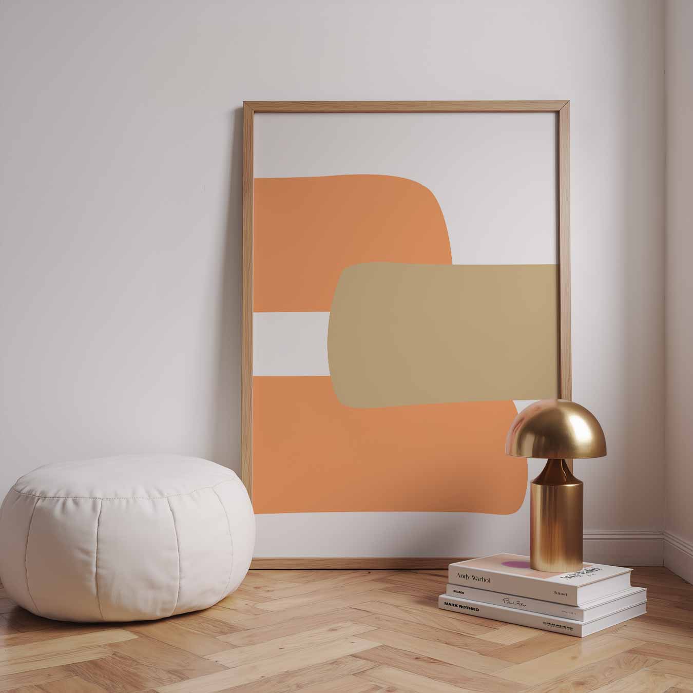 Abstracte Kleurenpracht Poster