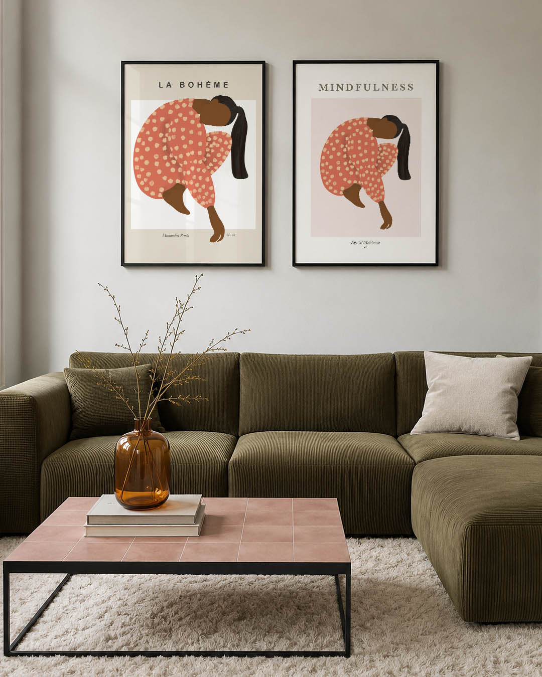 Vorm en kleurenspel Posterset