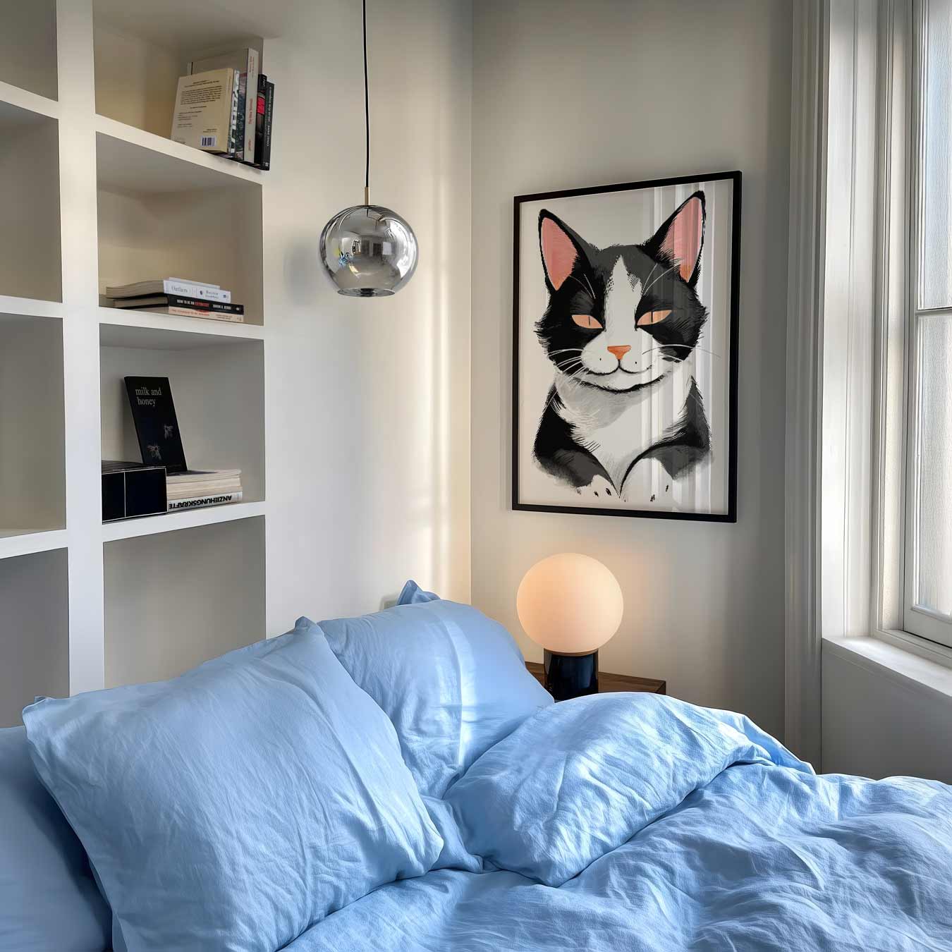 Schattige Kattenkunst Poster-WallArtistic