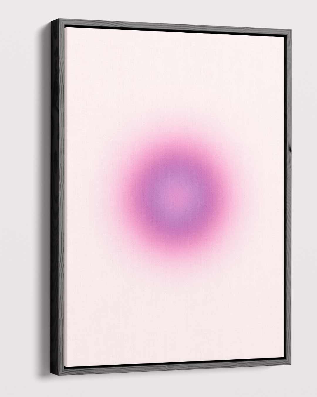 Vloeiende Roze Cirkel Kunstwerk-canvas-dibond-plexiglas-wanddecoratie-WallArtistic