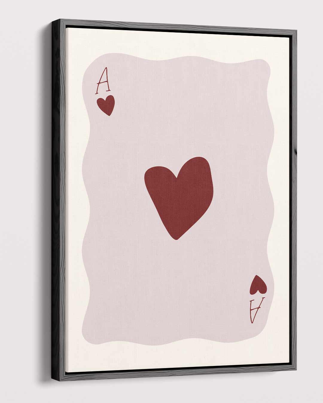 Ace of Hearts Kunstprint Kunstwerk-canvas-dibond-plexiglas-wanddecoratie-WallArtistic