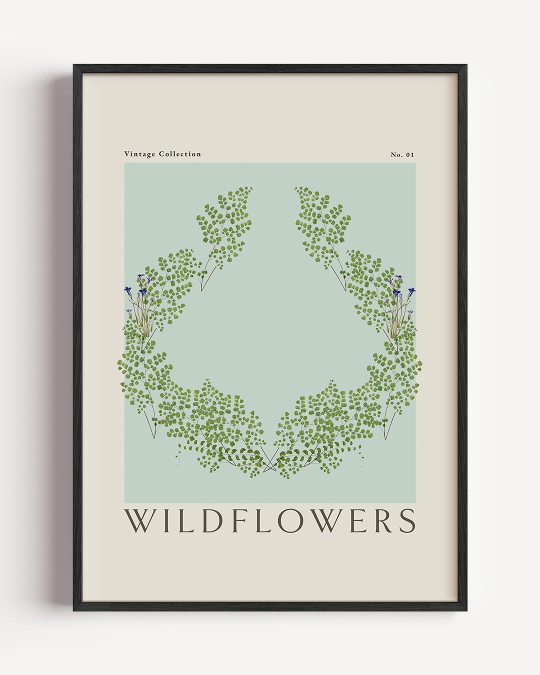 Wildflowers Vintage Poster-WallArtistic
