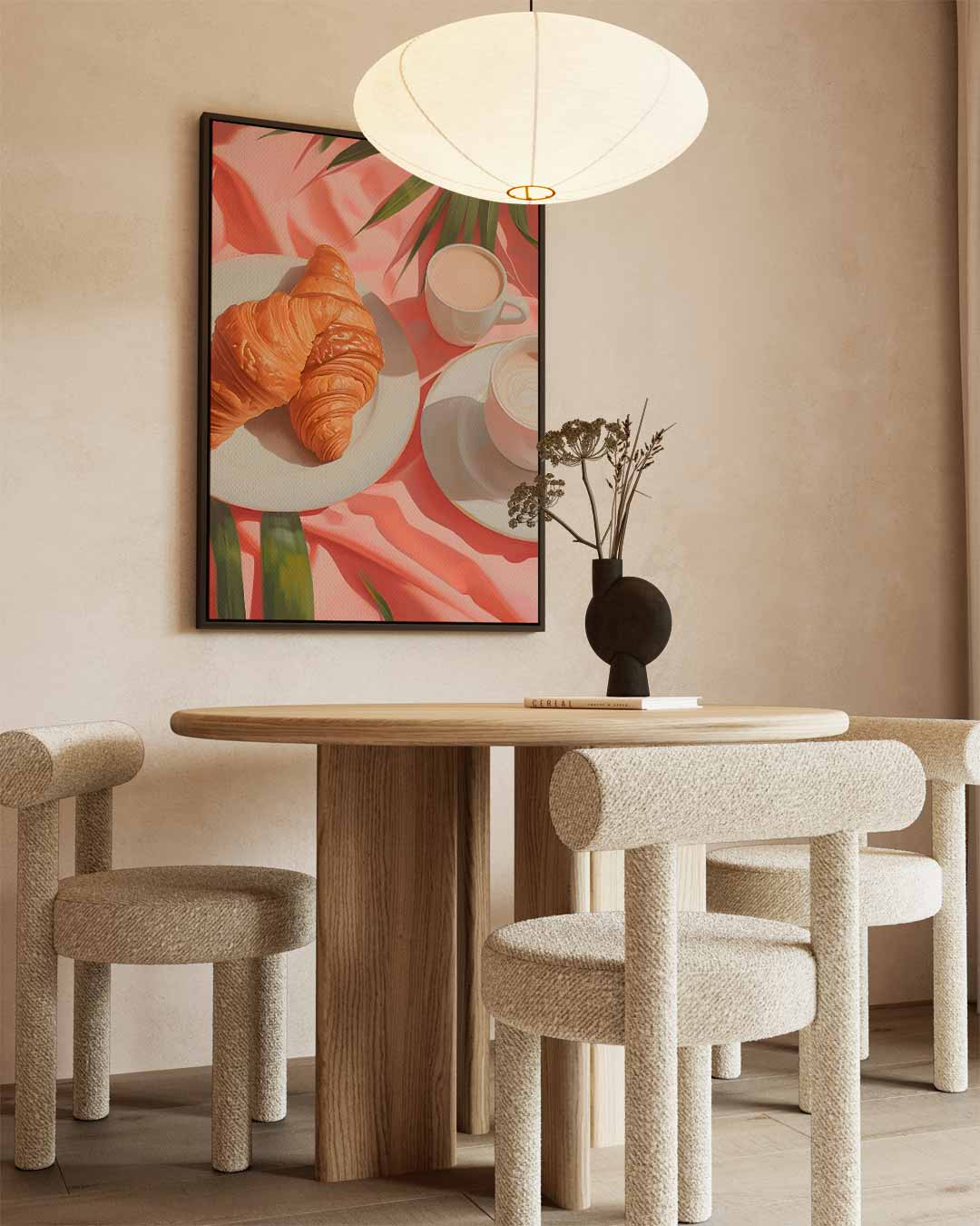 Ontbijtgenot bij Zonsopgang Kunstwerk-canvas-dibond-plexiglas-wanddecoratie-WallArtistic
