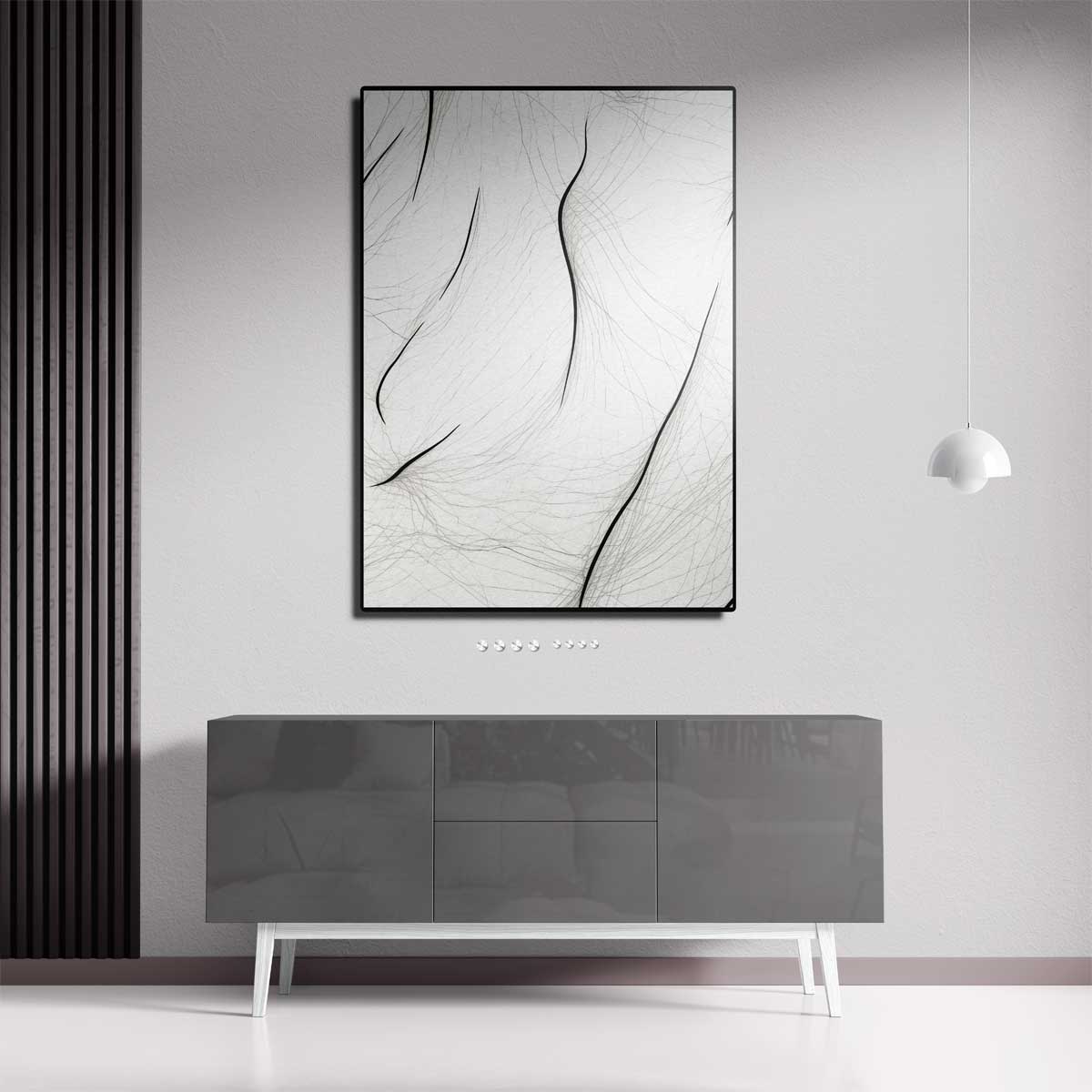 Subtiele Lijnen van Verwondering Kunstwerk-canvas-dibond-plexiglas-wanddecoratie-WallArtistic