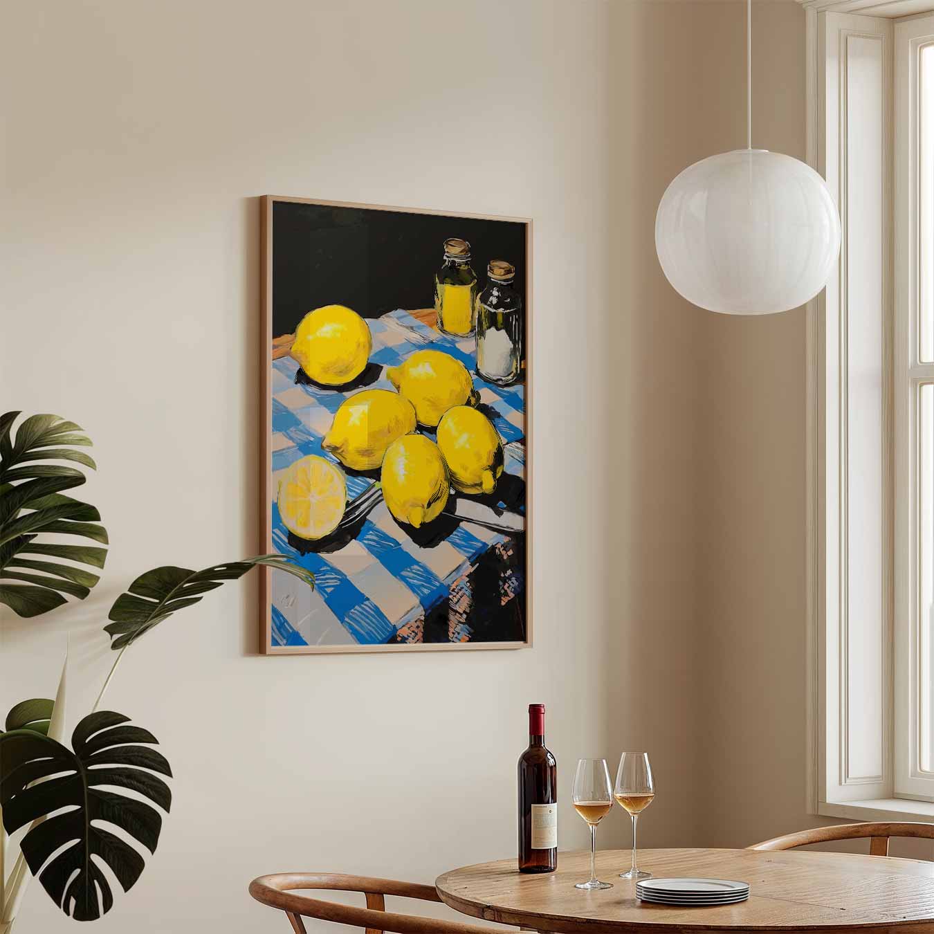 Citroenen en kleurenpracht poster-WallArtistic