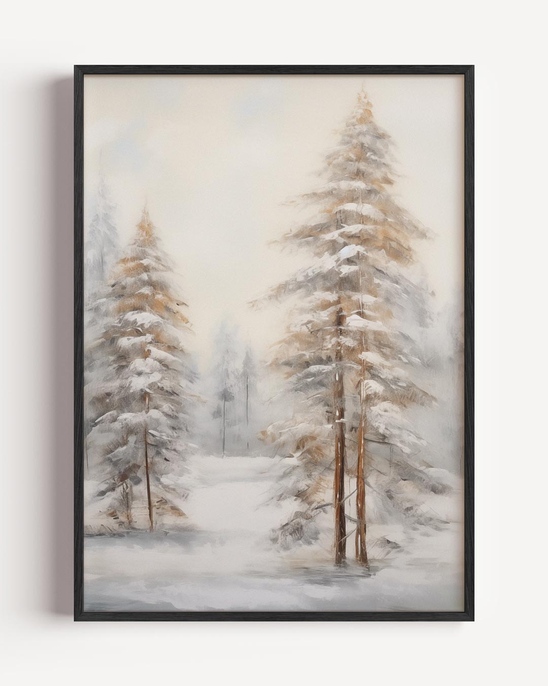 Winterse Bosdroom Poster-WallArtistic