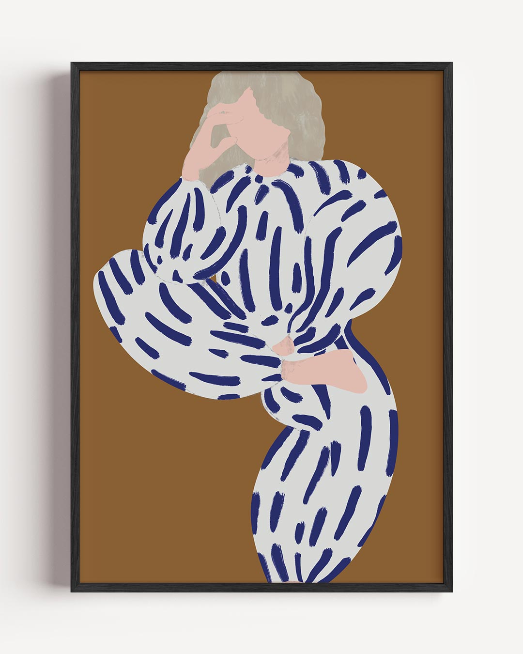 Stijlvolle Dame Abstract Poster-WallArtistic