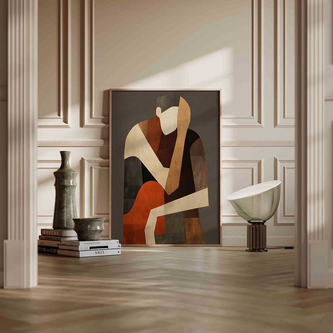 Abstracte figuur Poster