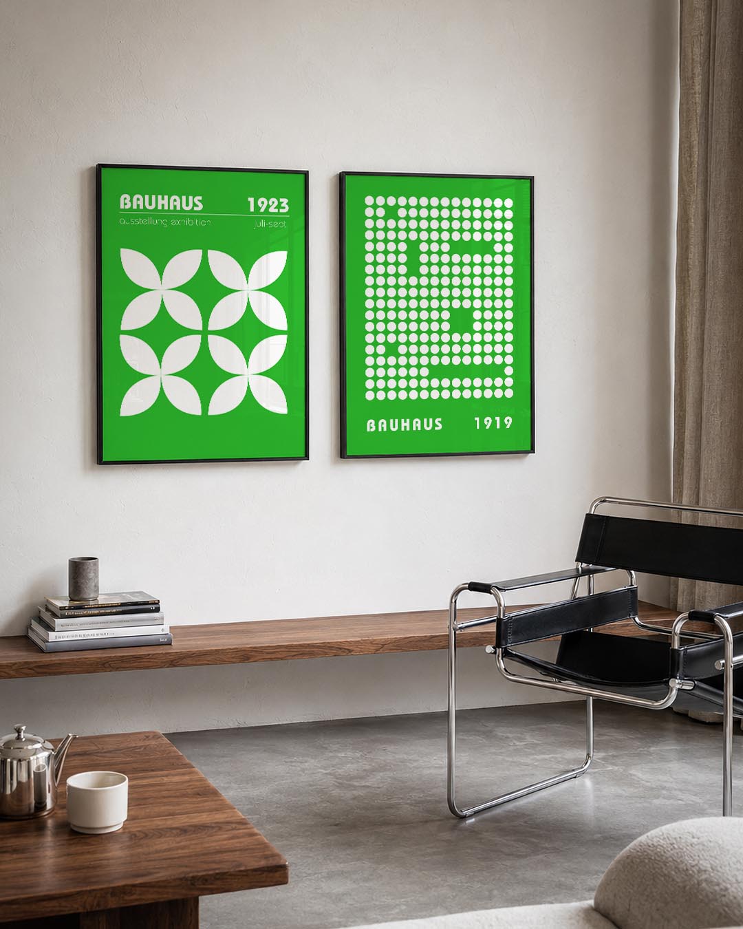 Vormenspel en kleur Posterset
