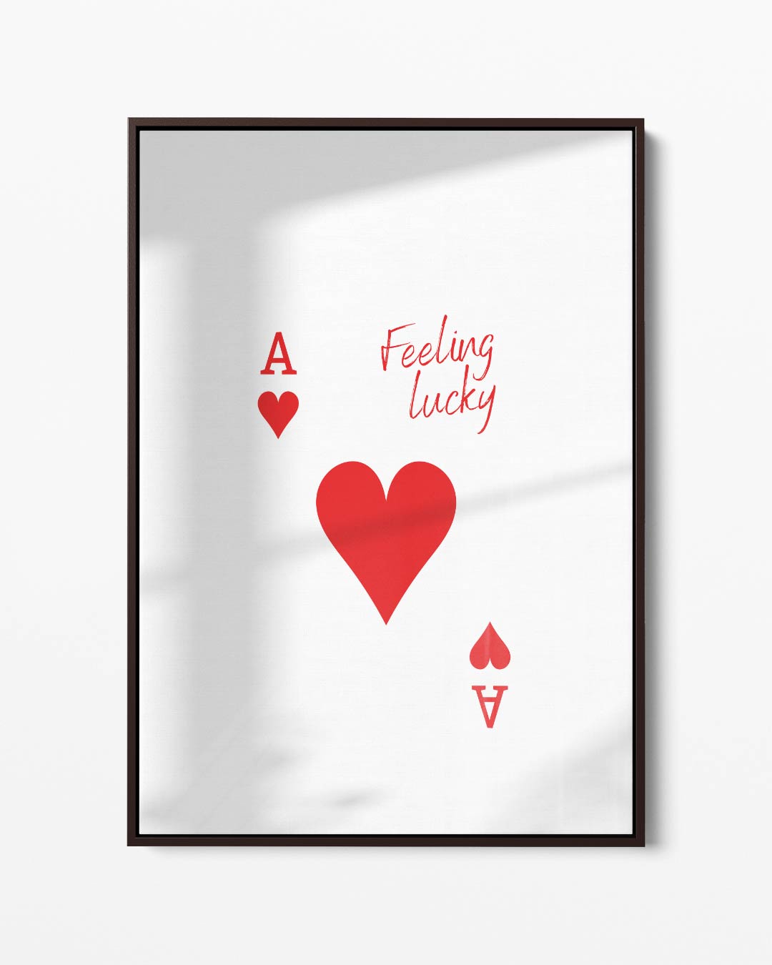 Gelukzalig Harten Aas Kunstwerk-canvas-dibond-plexiglas-wanddecoratie-WallArtistic