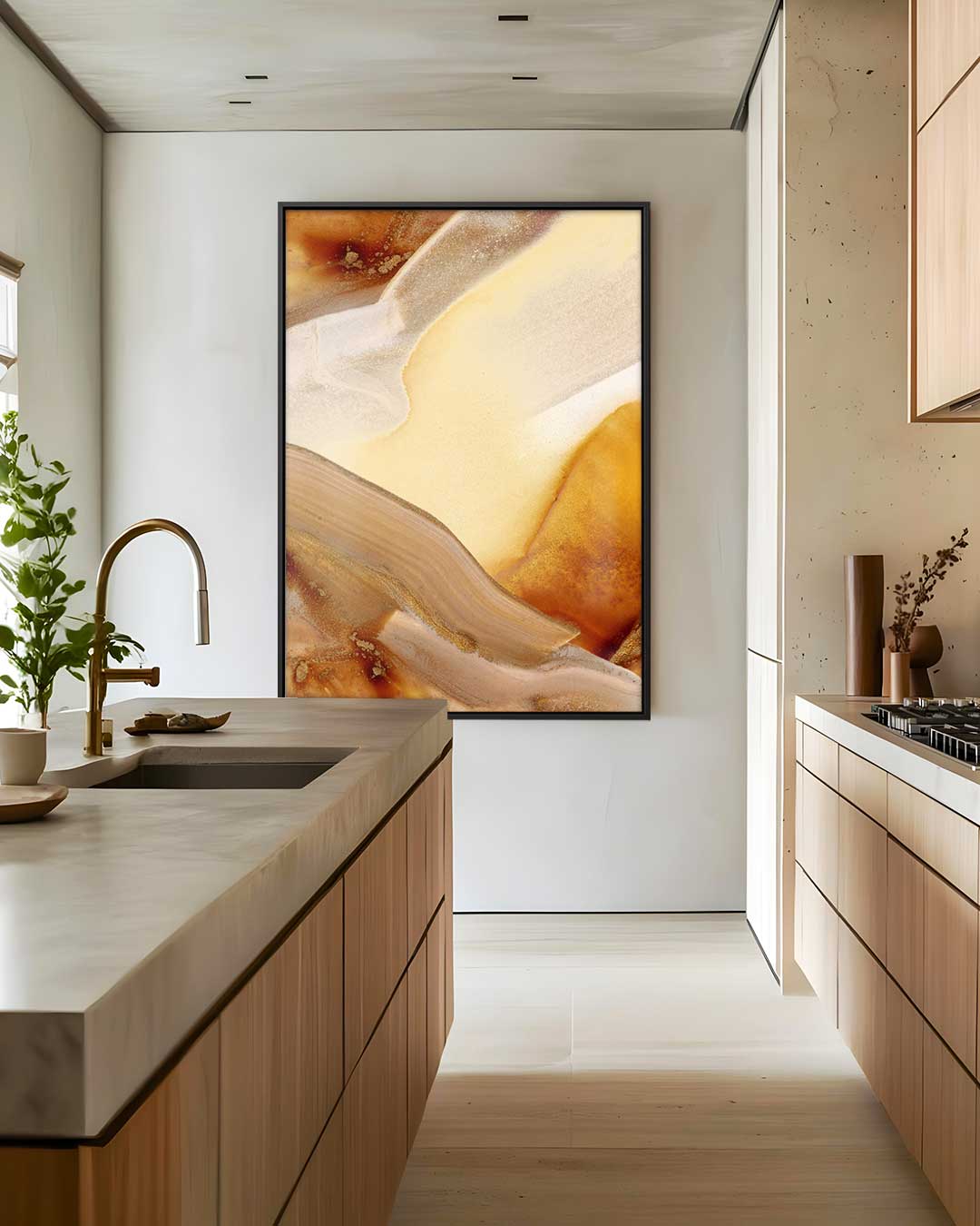 Natuurlijke Warmte Kunstwerk-canvas-dibond-plexiglas-wanddecoratie-WallArtistic