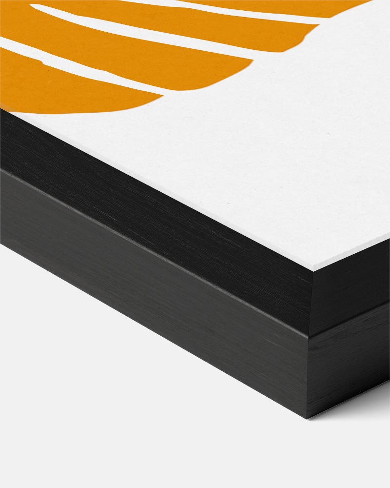 Schelpen Sfeerposter in Oranje Poster