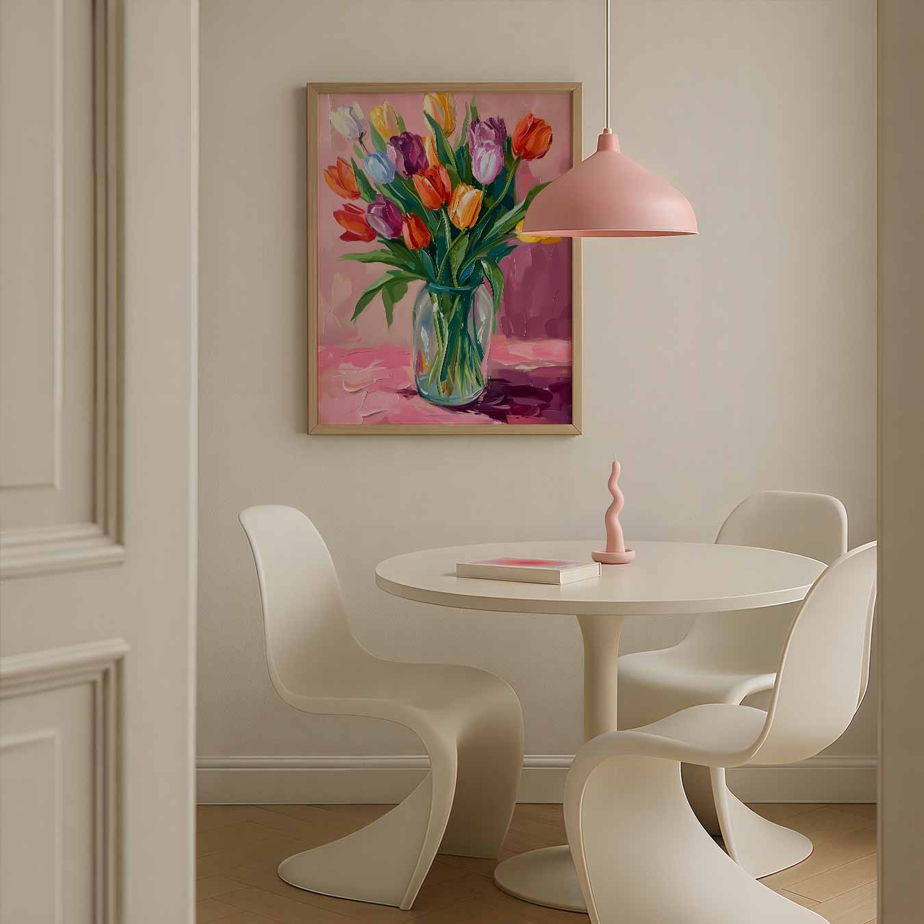 Kleurrijke Tulpenpracht Poster-WallArtistic