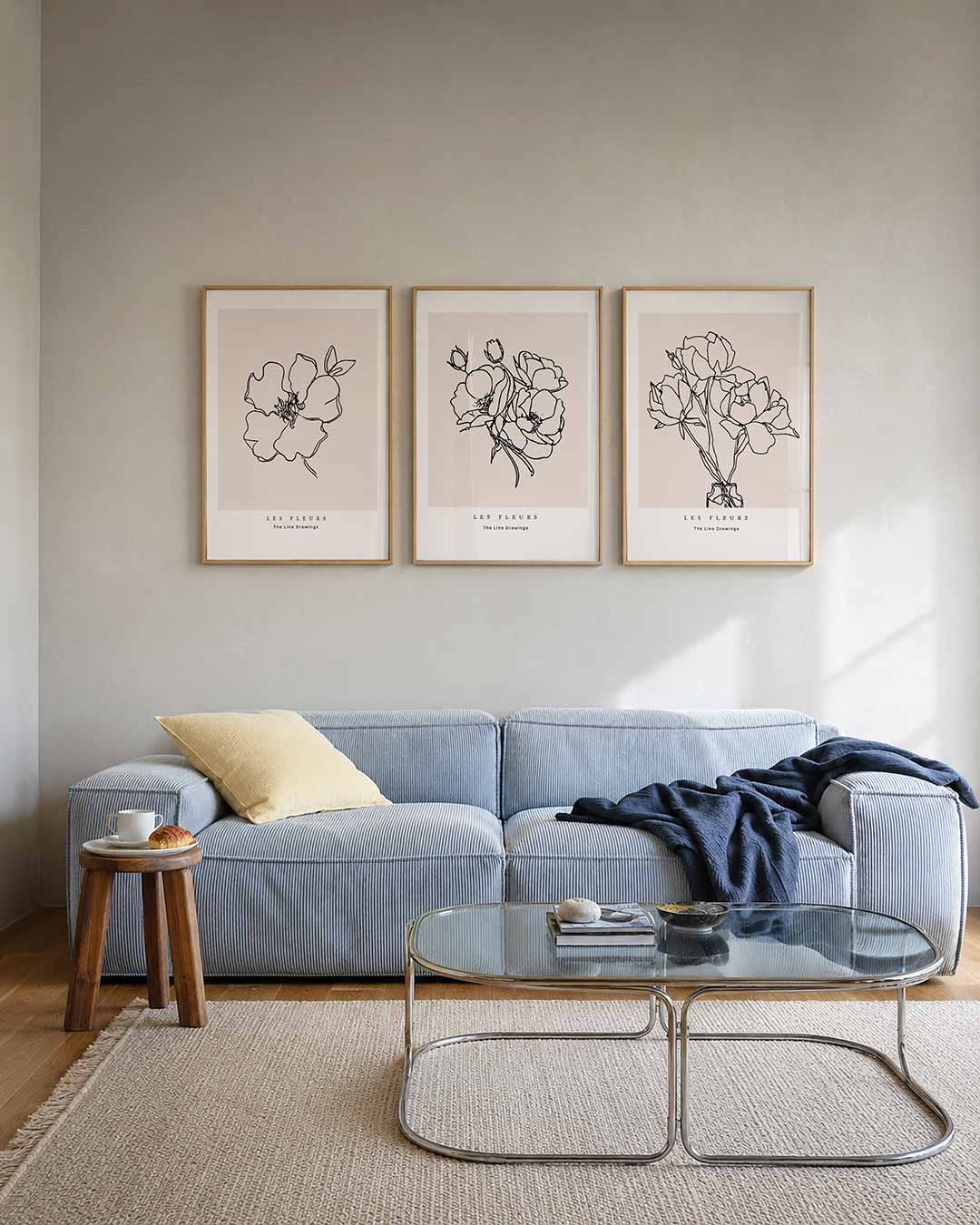 Lijnenbloem Posterset