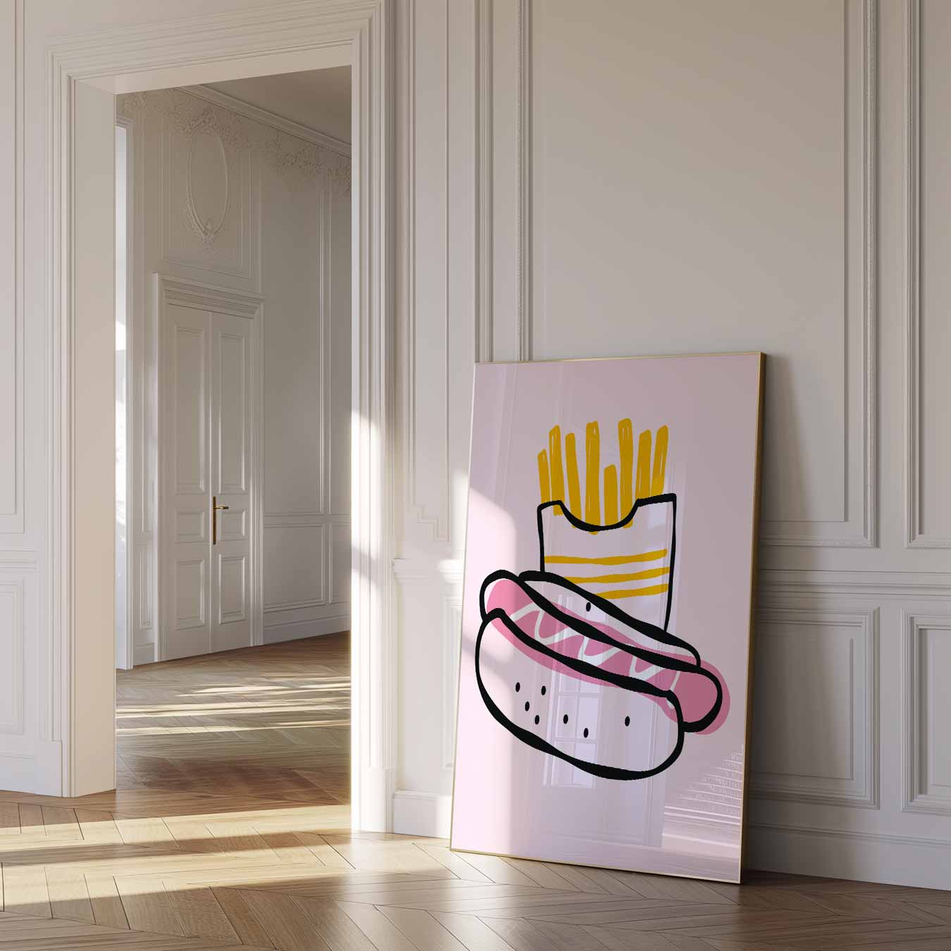 Speelse Fastfood Poster